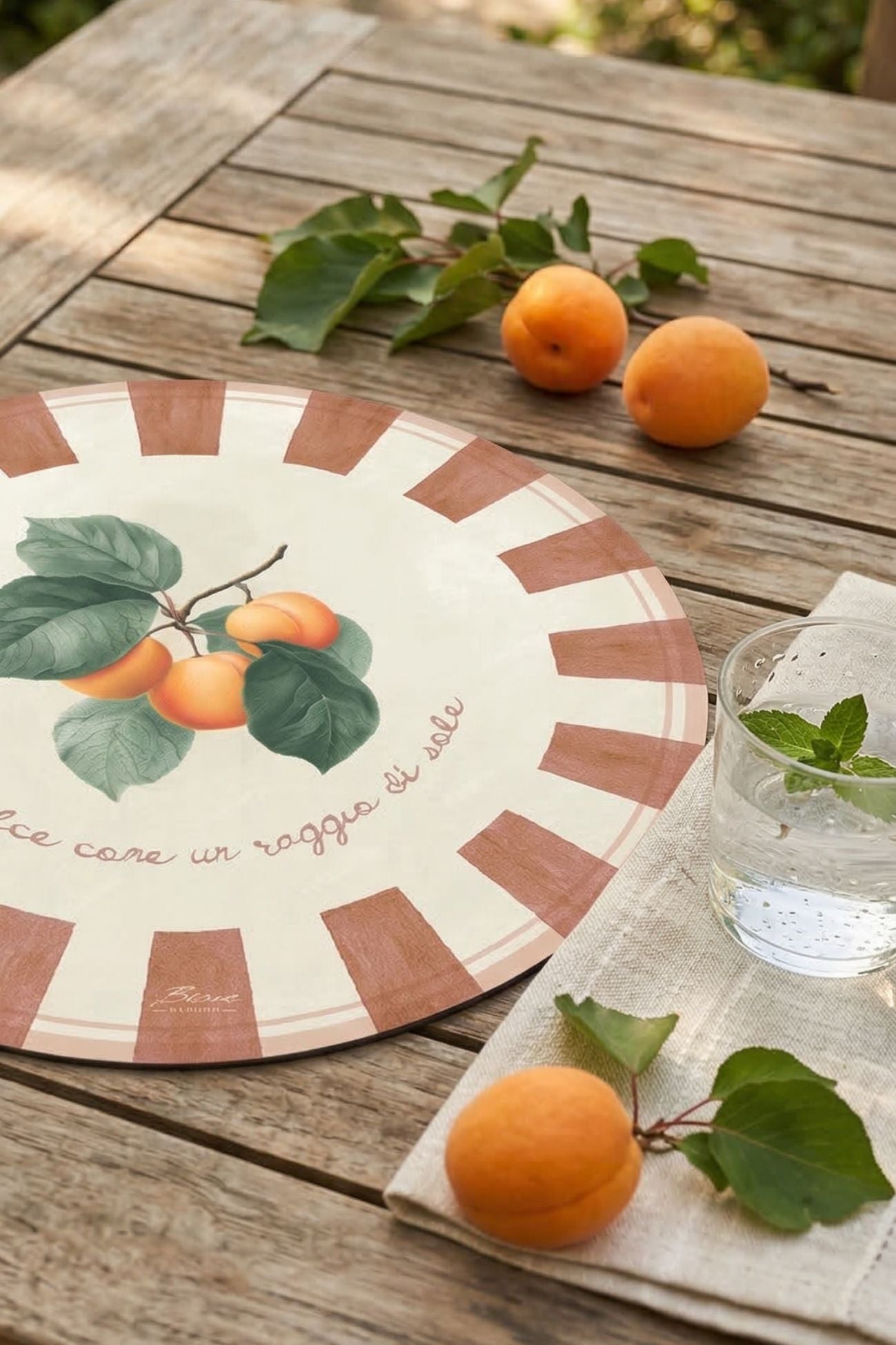 L'Orto Tovaglietta Vinile Albicocche