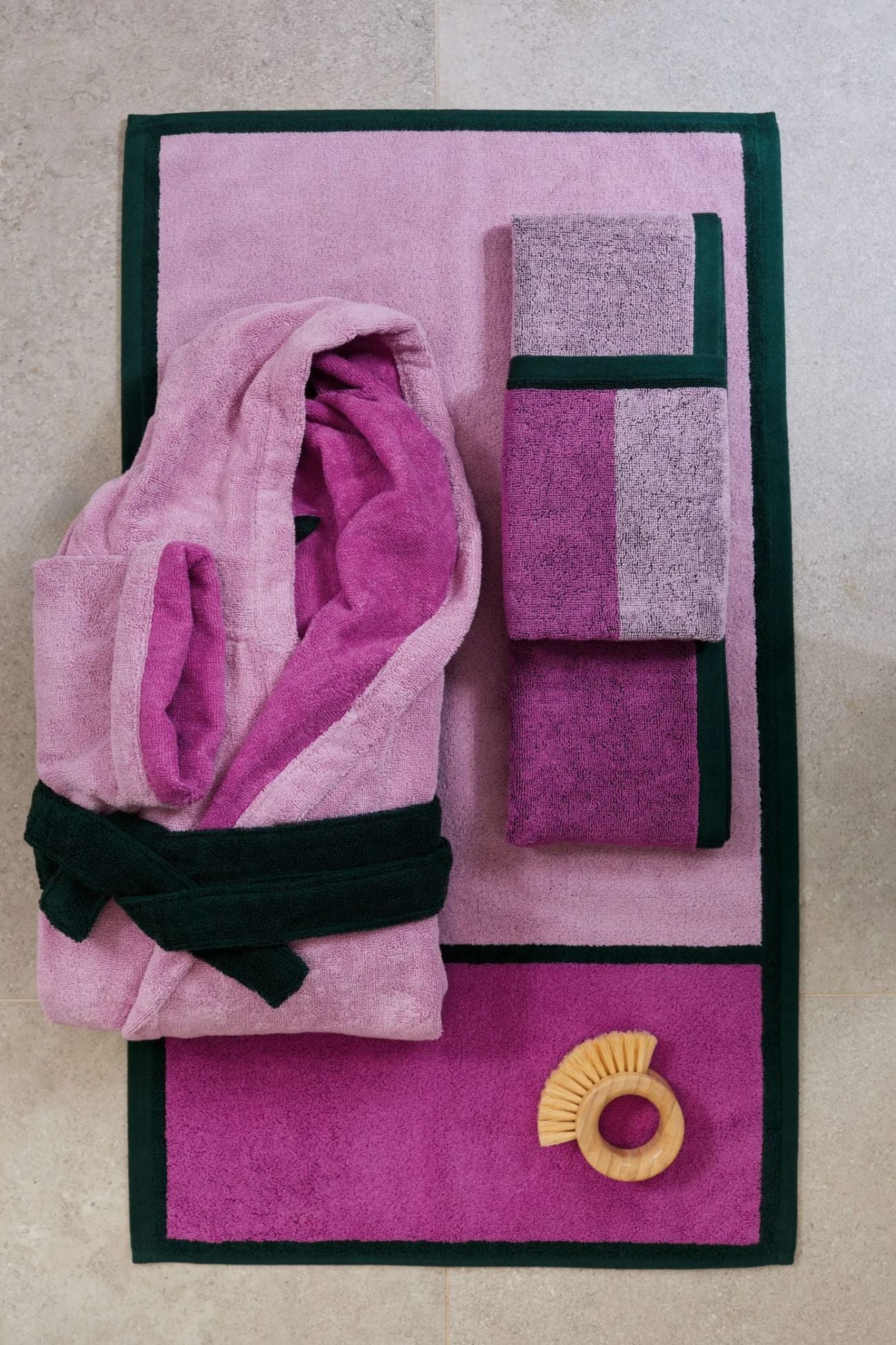 Pop Accappatoio Malva Bosco