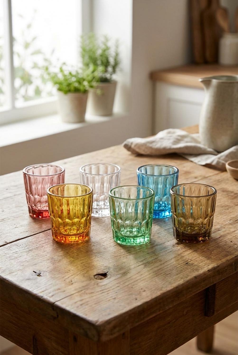 Vanity Bicchiere Da Acqua Multicolore