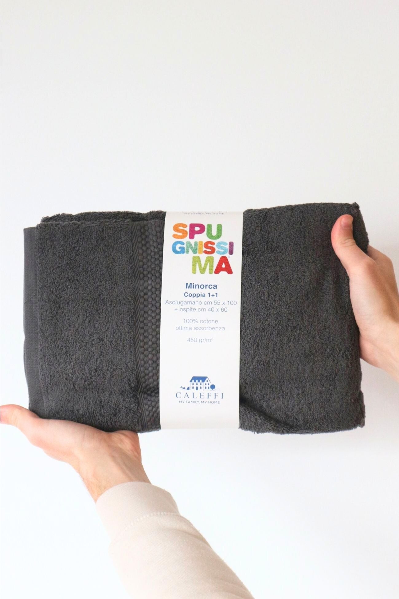 Minorca Set Asciugamani Antracite