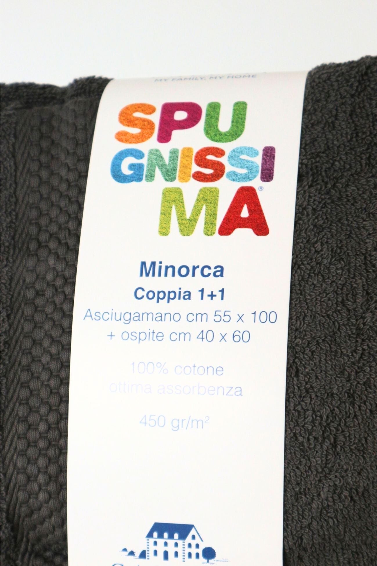 Minorca Set Asciugamani Antracite