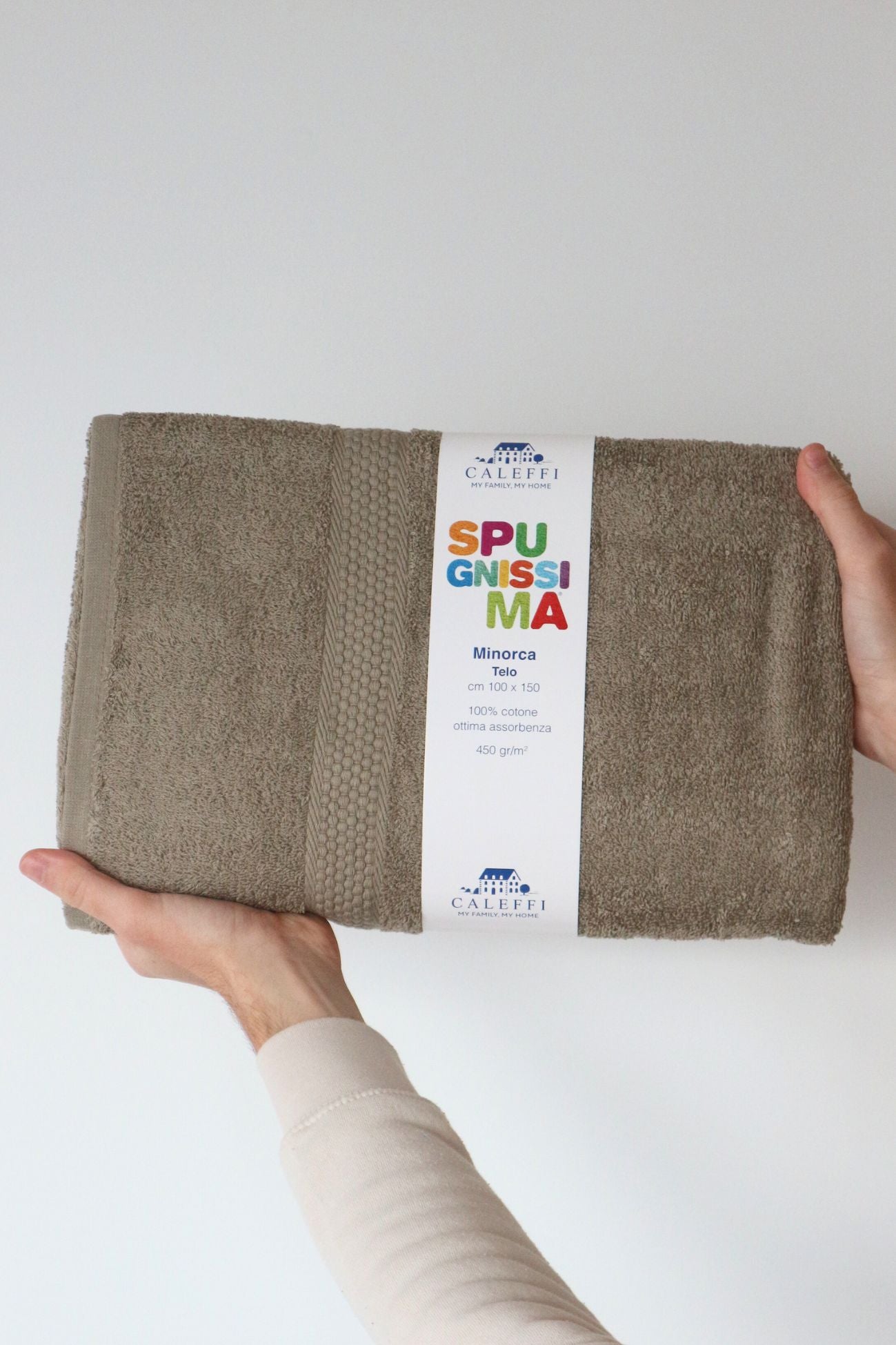 Minorca Telo Bagno Tortora