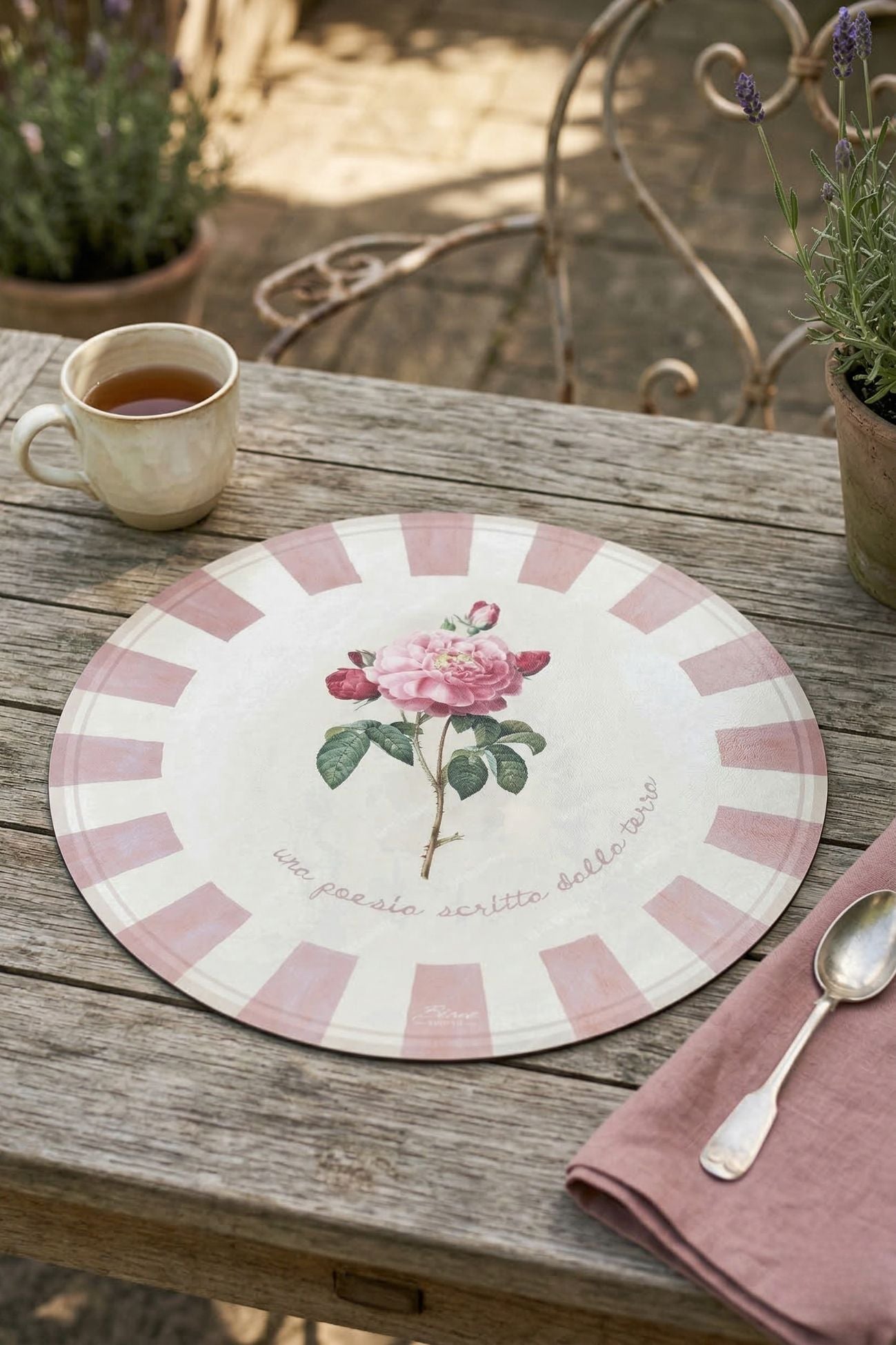 L'Orto Tovaglietta Vinile Peonia