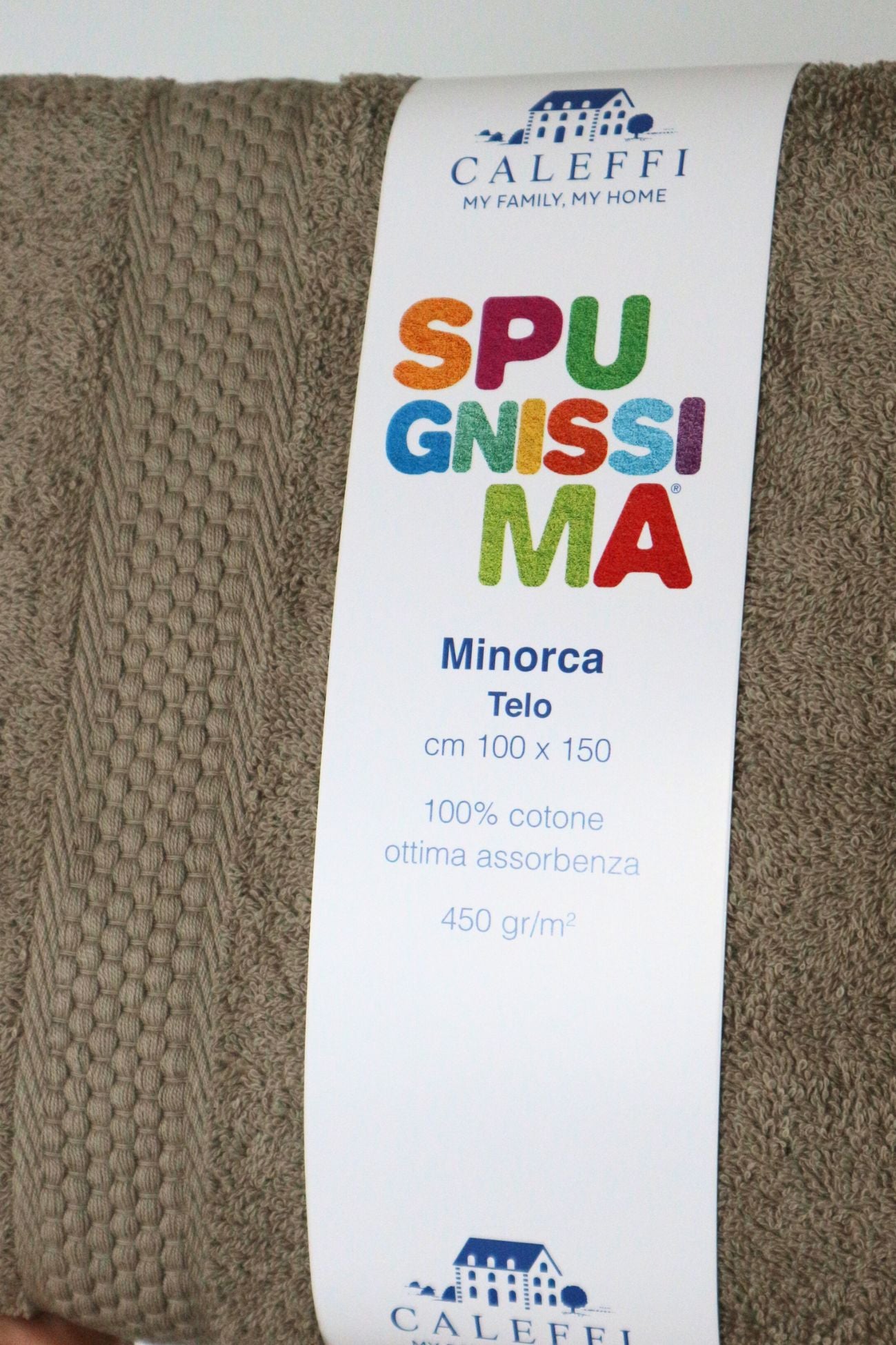 Minorca Telo Bagno Tortora