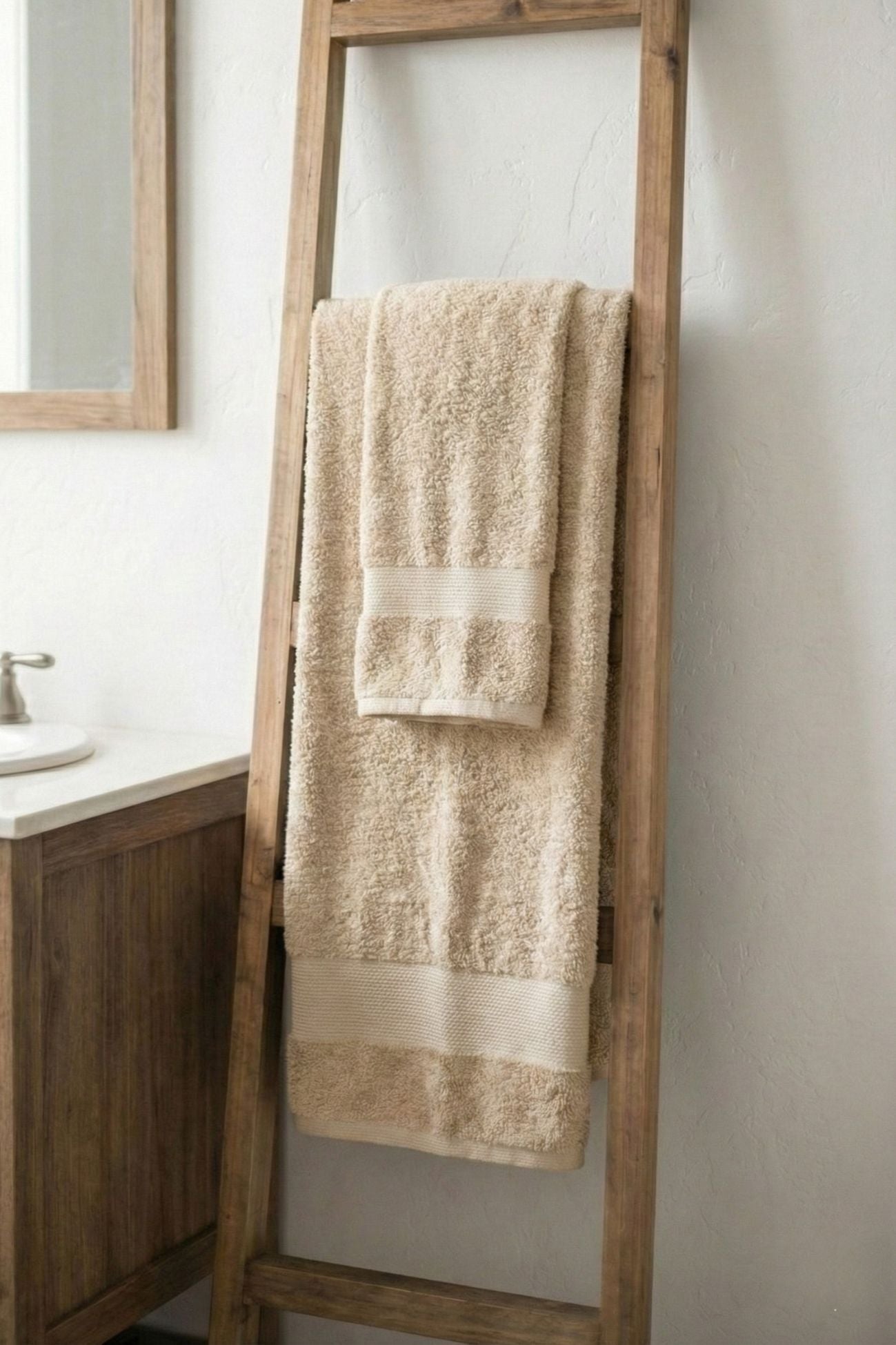 Solid Asciugamano Panna