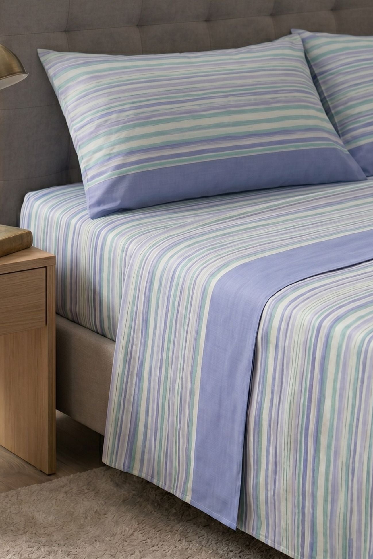 Switch Completo Letto Righe Blu