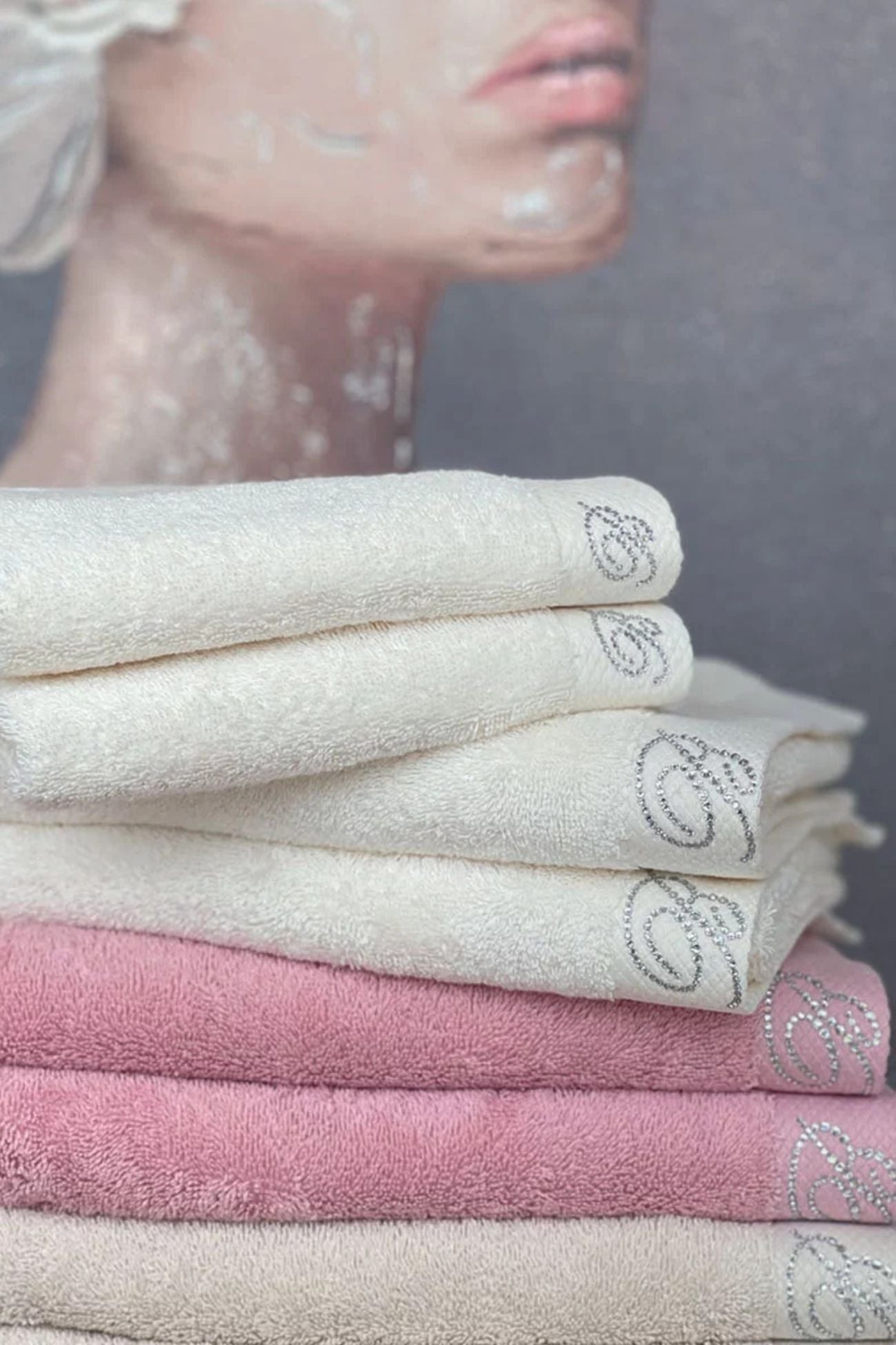 Benessere Coppia Asciugamani Bianco