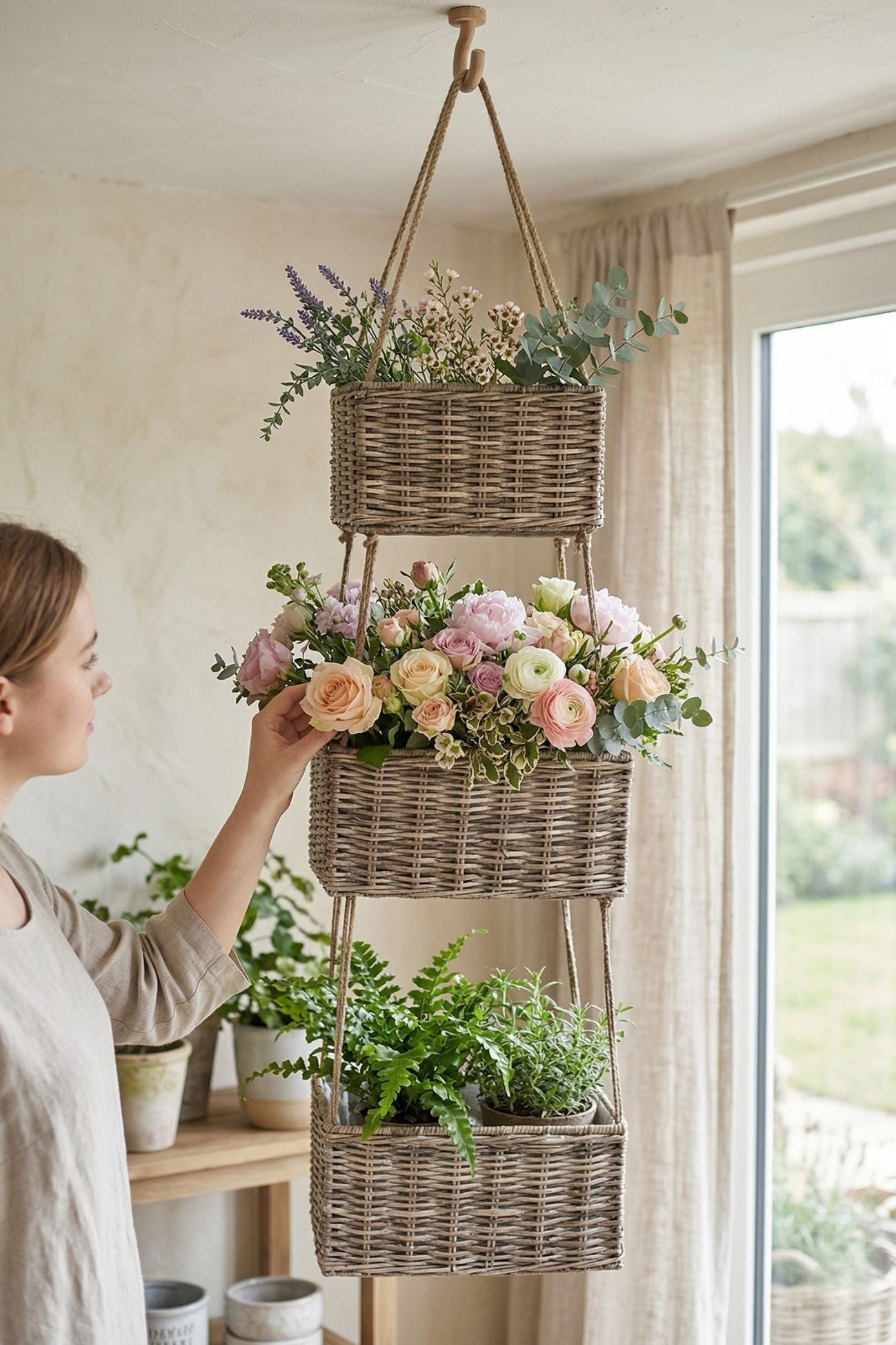 Azucena Da Soffitto Tre Ripiani