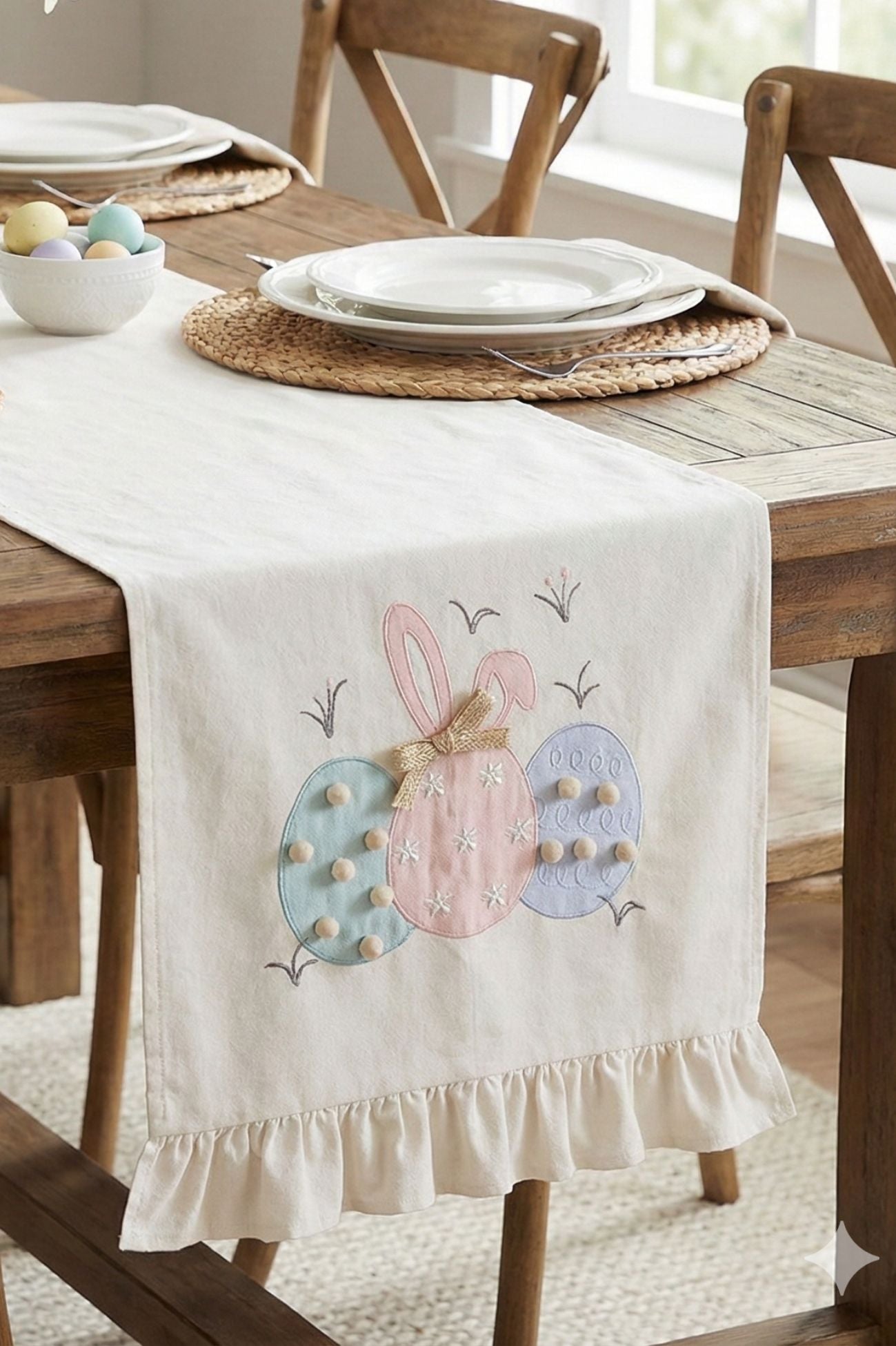 Pom Pom Runner Panna