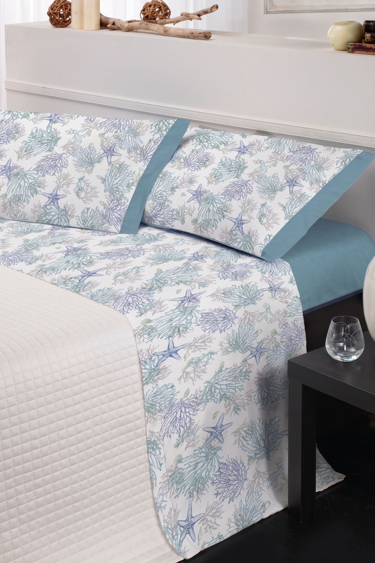 Giusy Completo Letto Azzurro 8732 var4