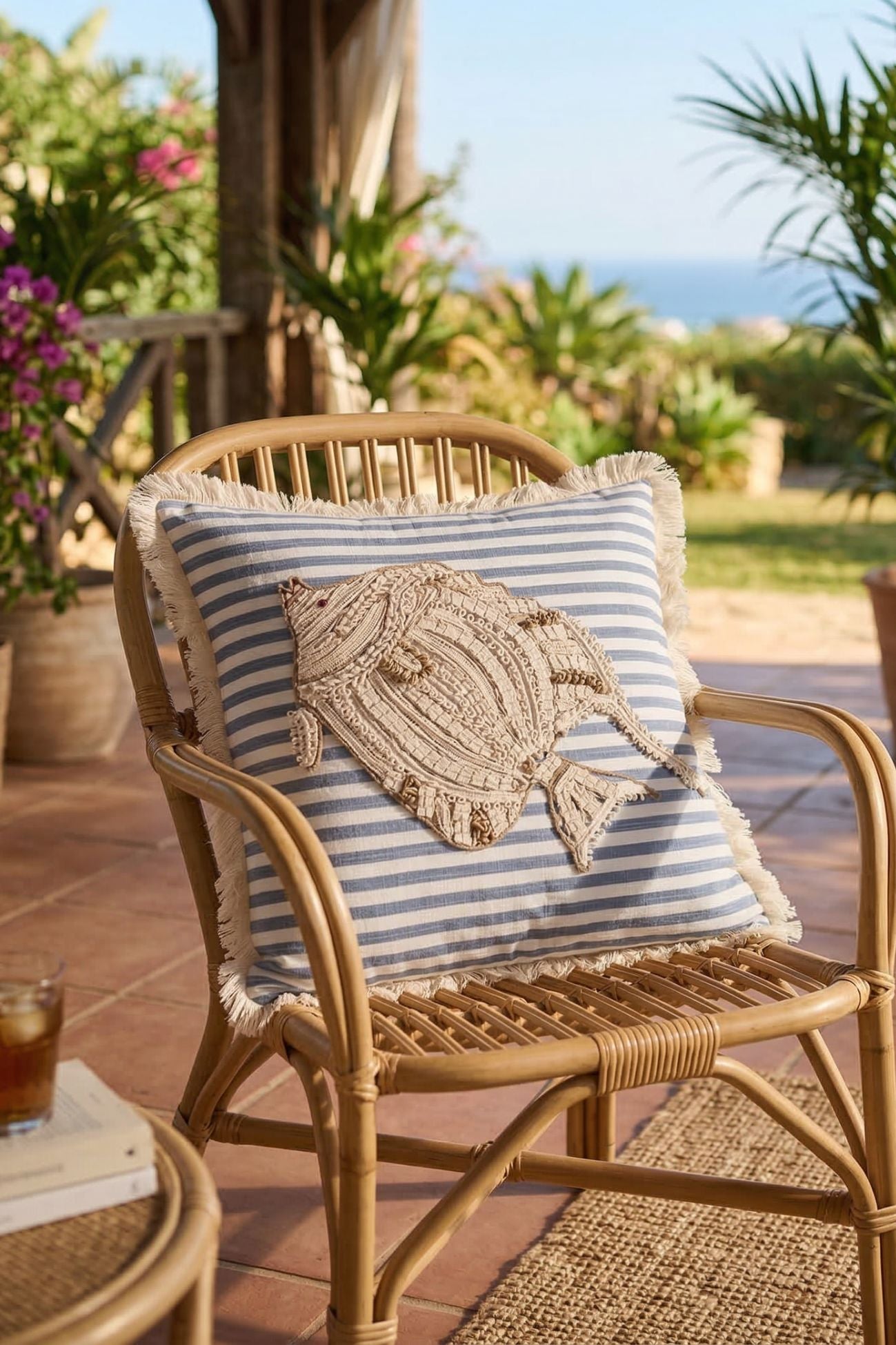 Pesci Tra Le Righe Cuscino Pesce