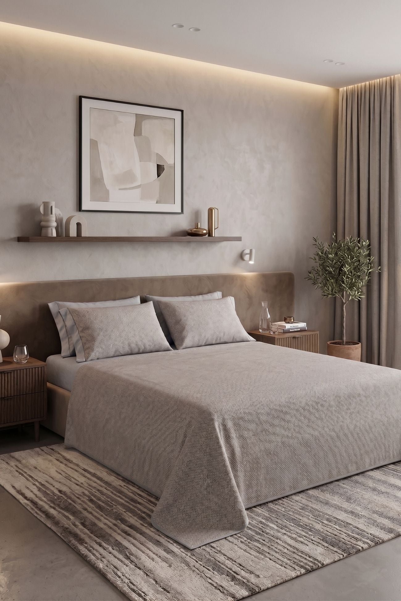 Giusy Completo Letto Tortora 7341 var13