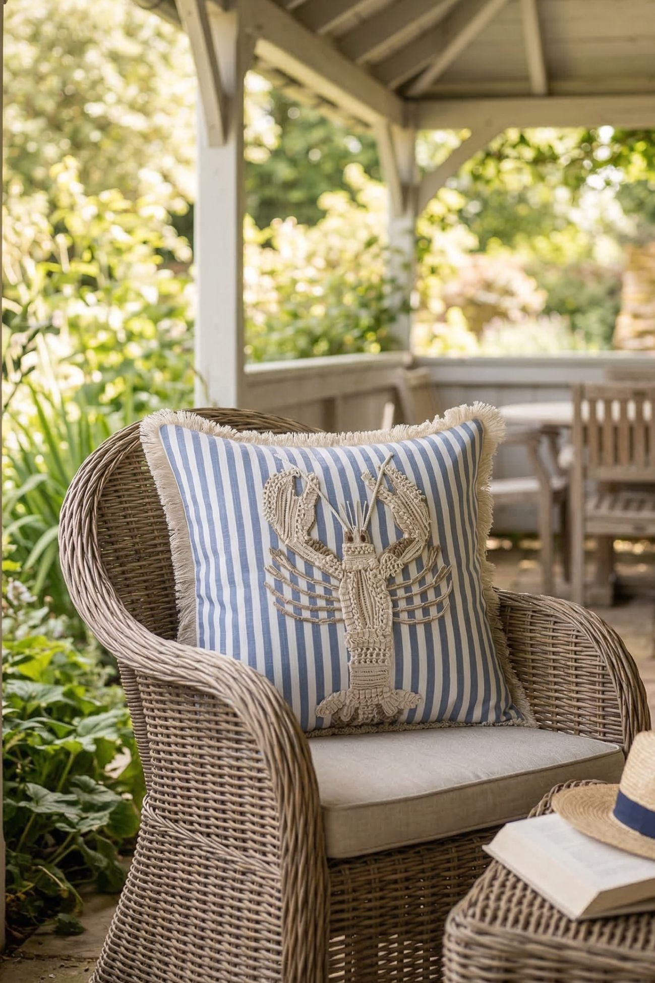 Pesci Tra Le Righe Cuscino Aragosta