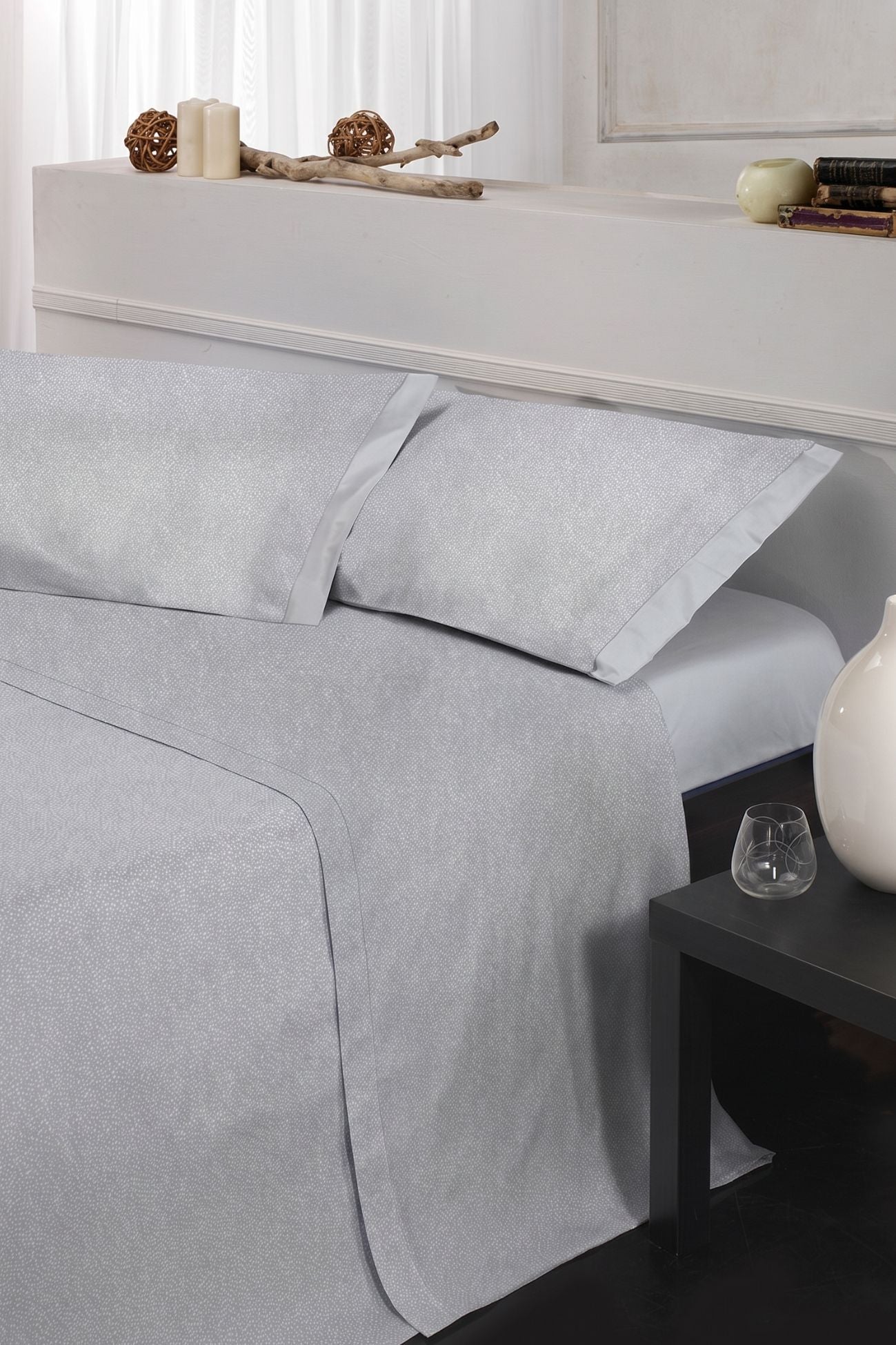 Giusy Completo Letto Grigio Chiaro 7341 var29