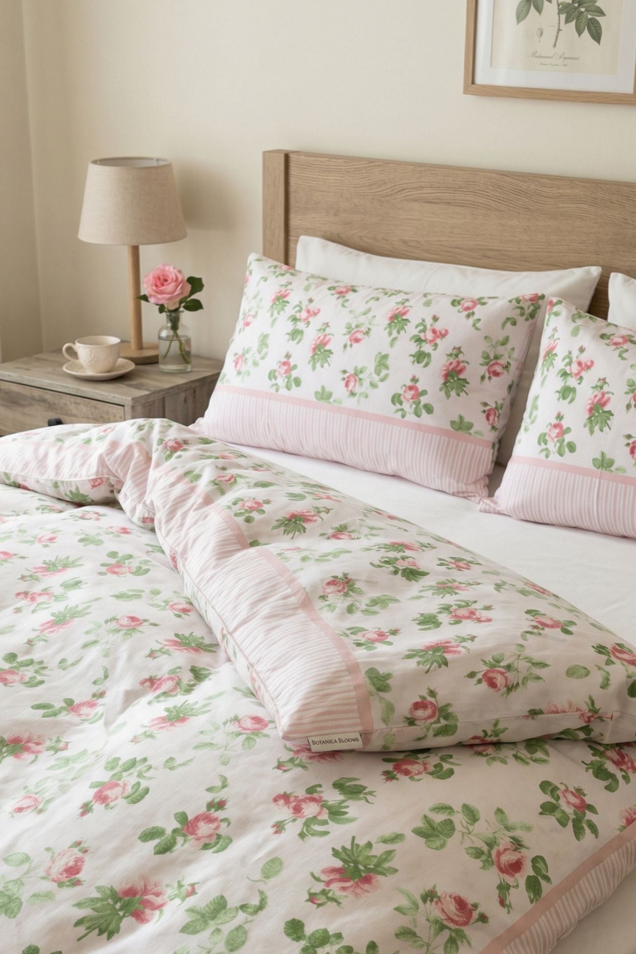 Le Rose Del Borgo Parure Copripiumino