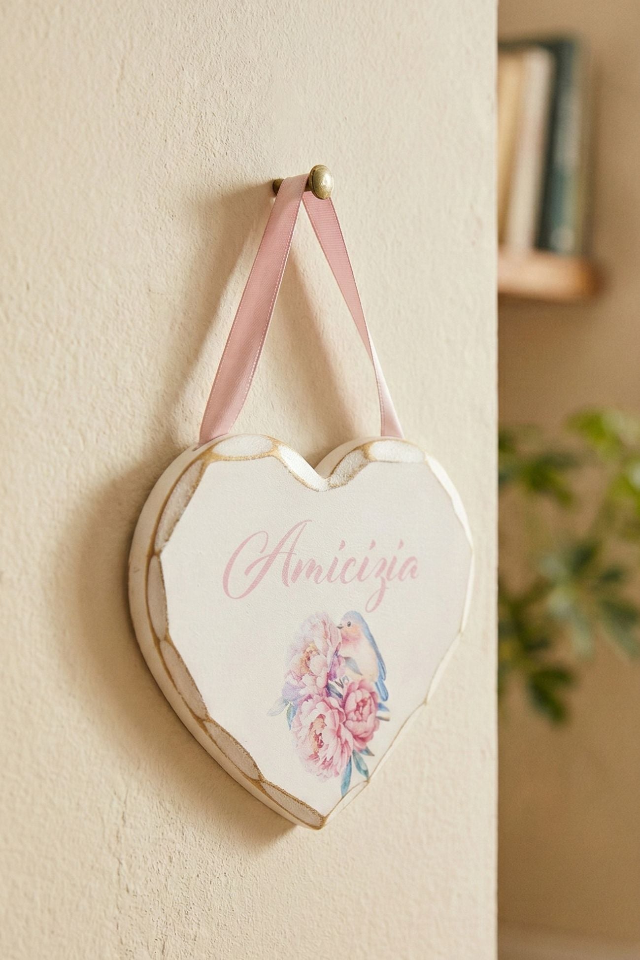 Fiorirà Targhetta Cuore Amicizia