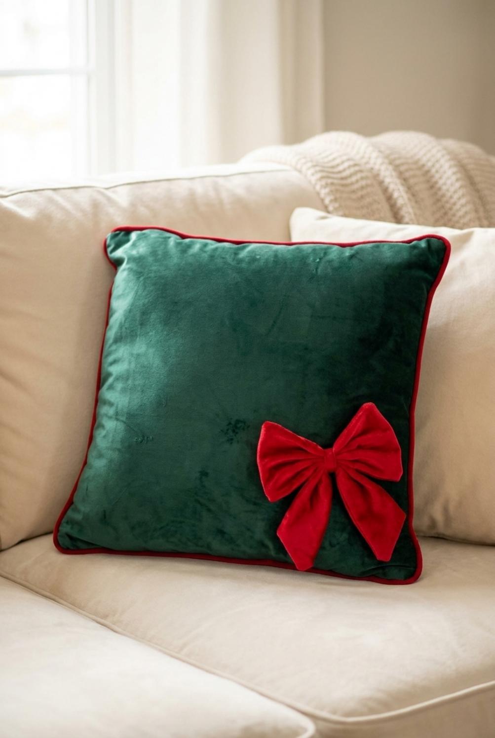 Bow Cuscino Verde