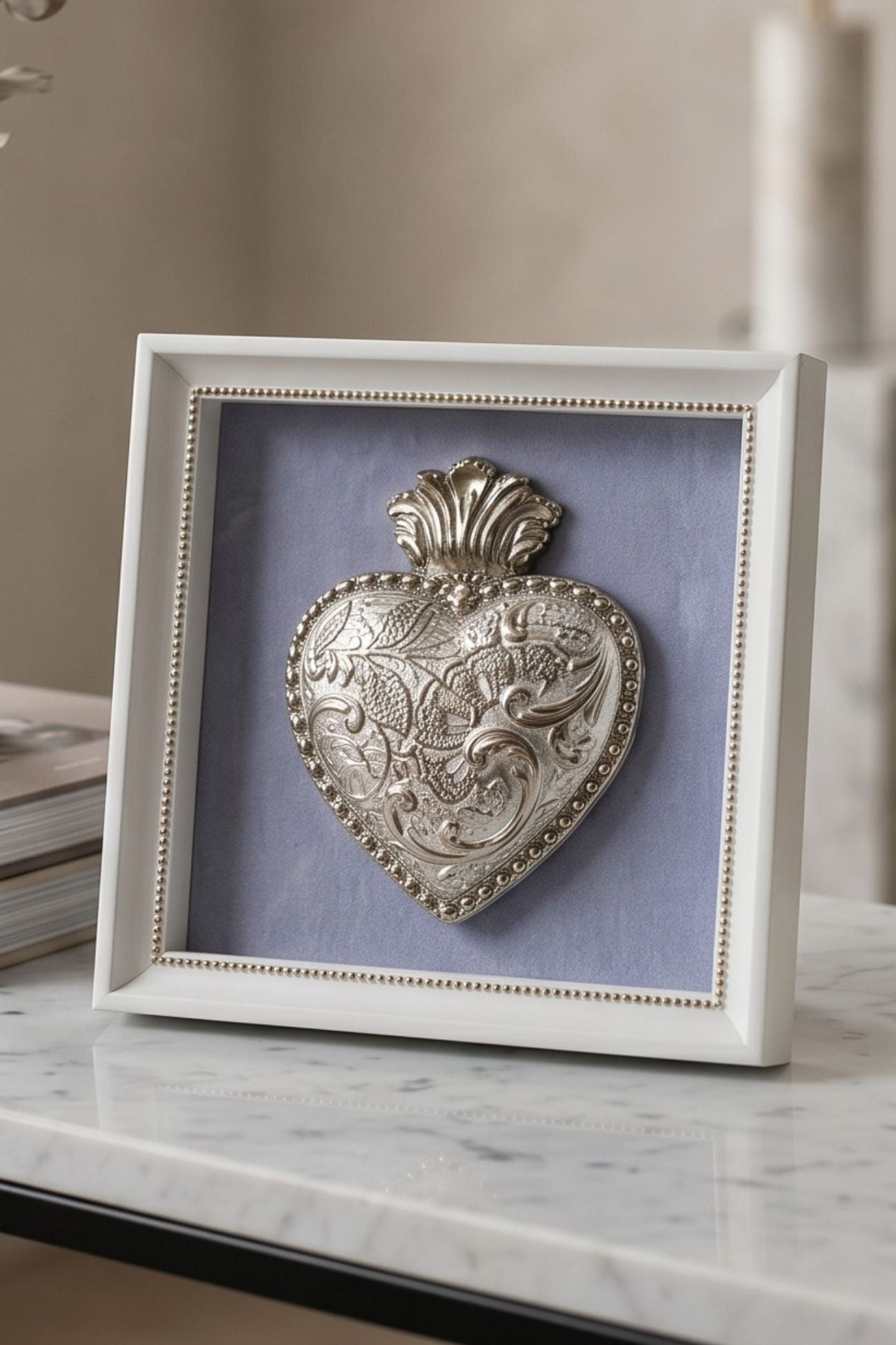 Ton Coeur Cornice Quadrata Azzurra