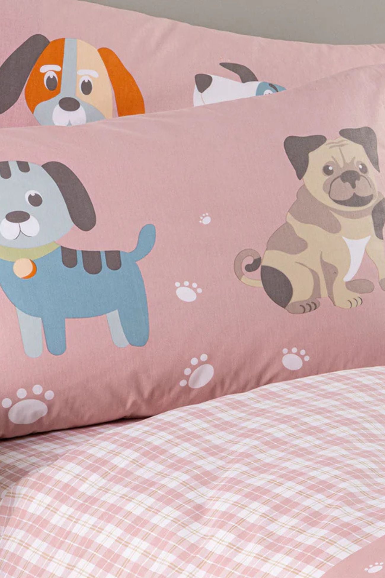 Cuccioli Completo Letto Rosa