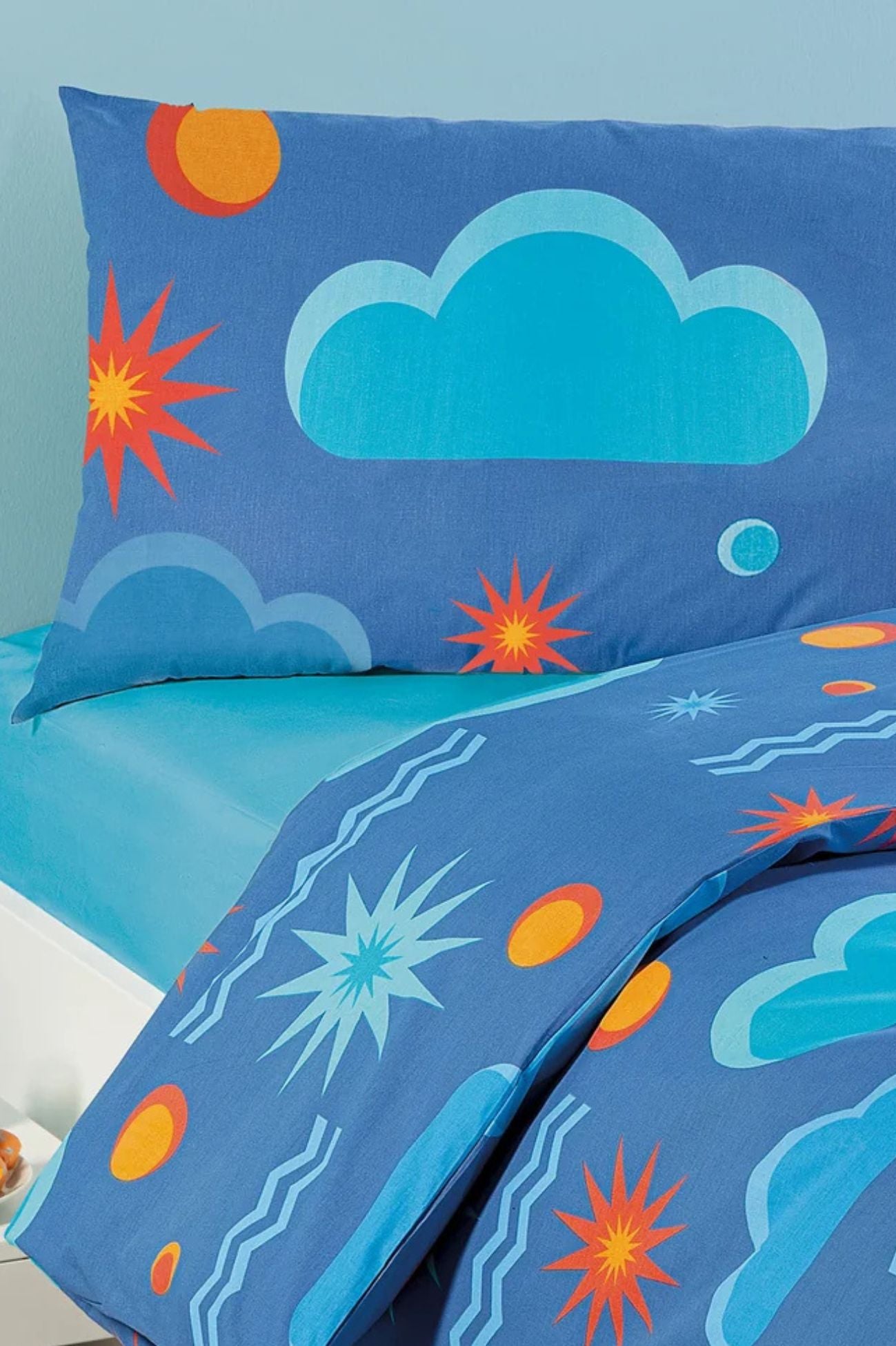 Magica Notte Completo Copripiumino Blu