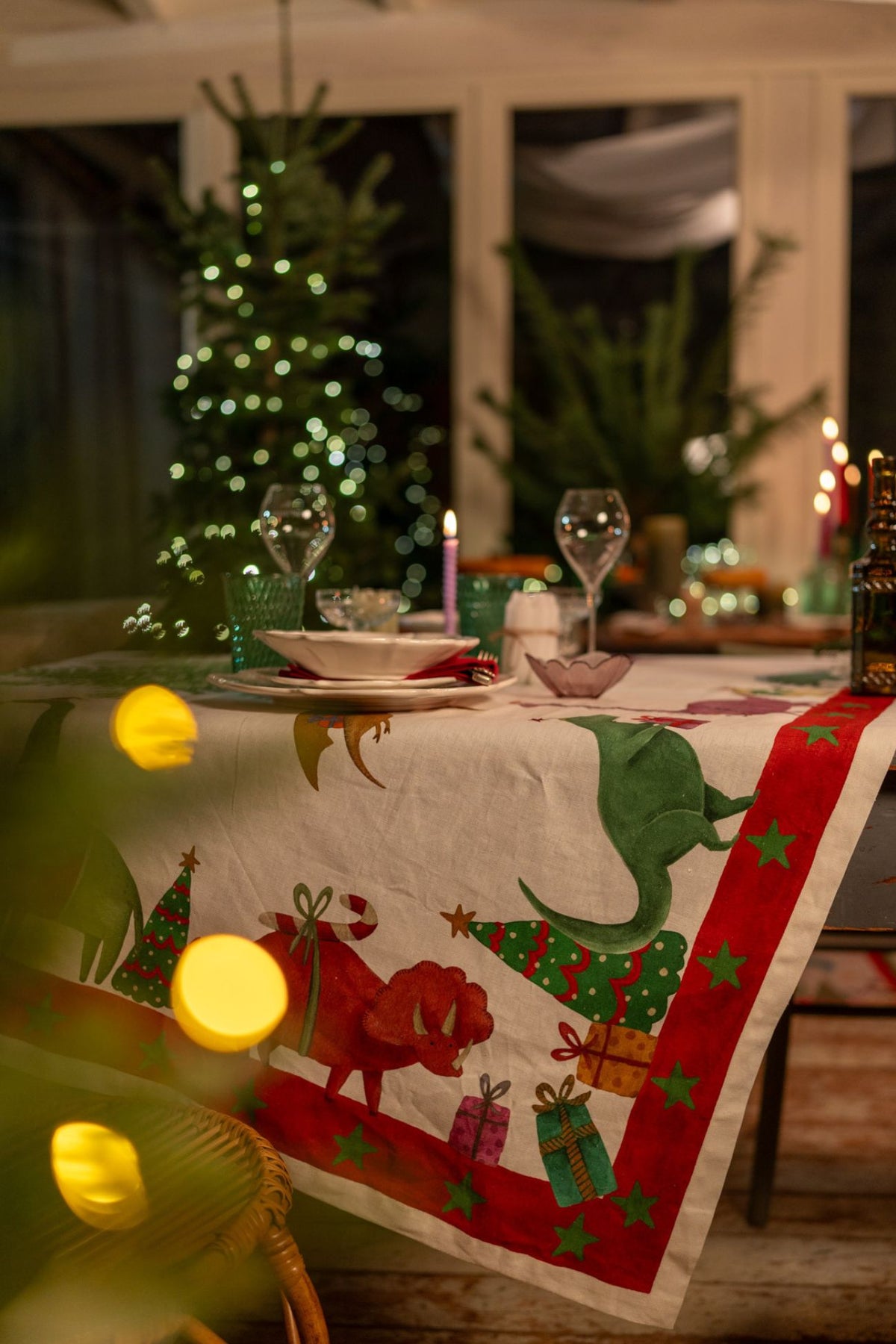 Jurassic Xmas Tovaglia