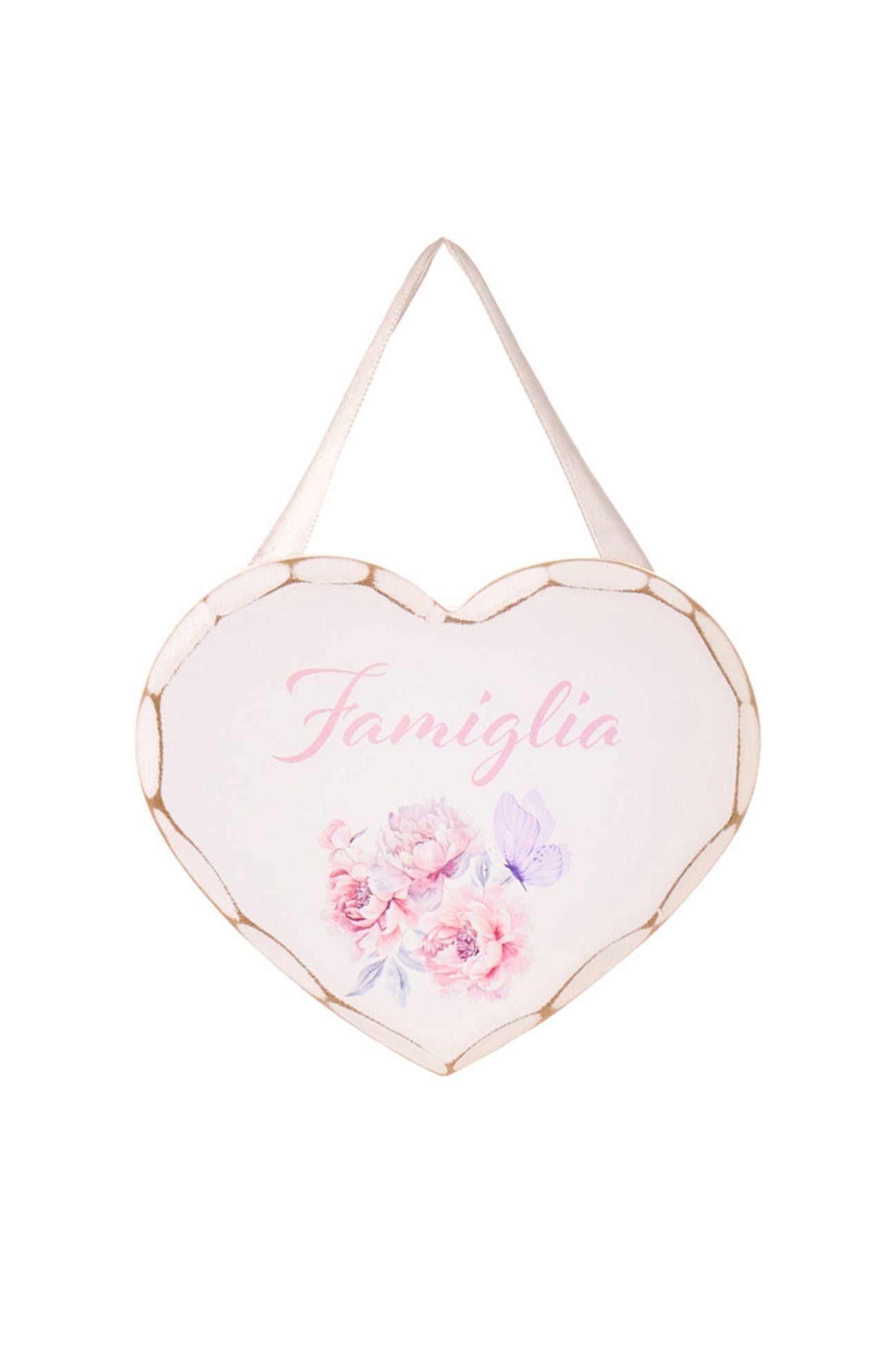 Fiorirà Targhetta Cuore Famiglia