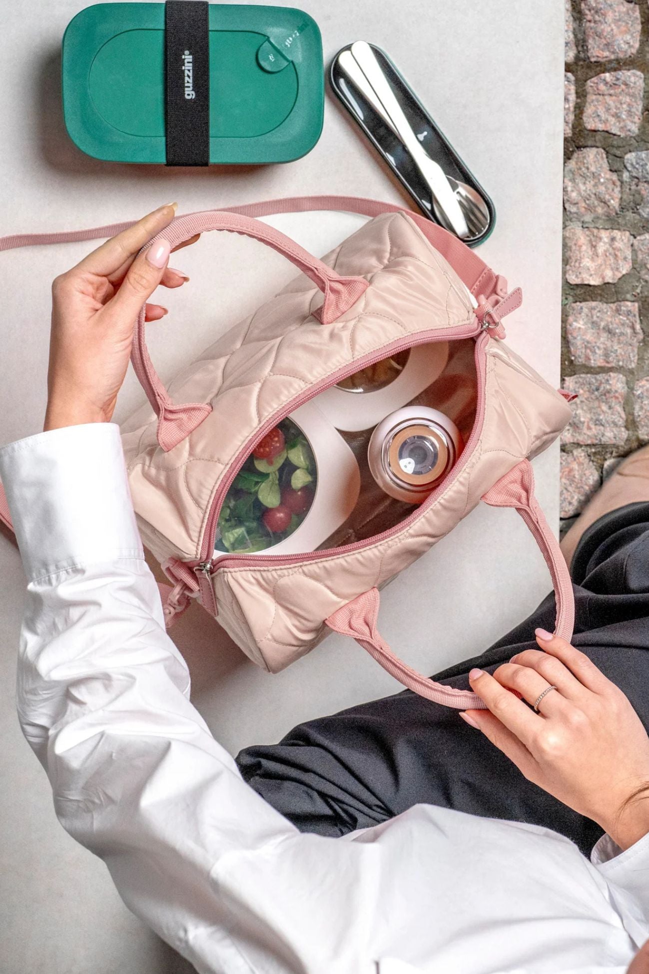 Handy Greta Borsa Termica Rosa Pesca