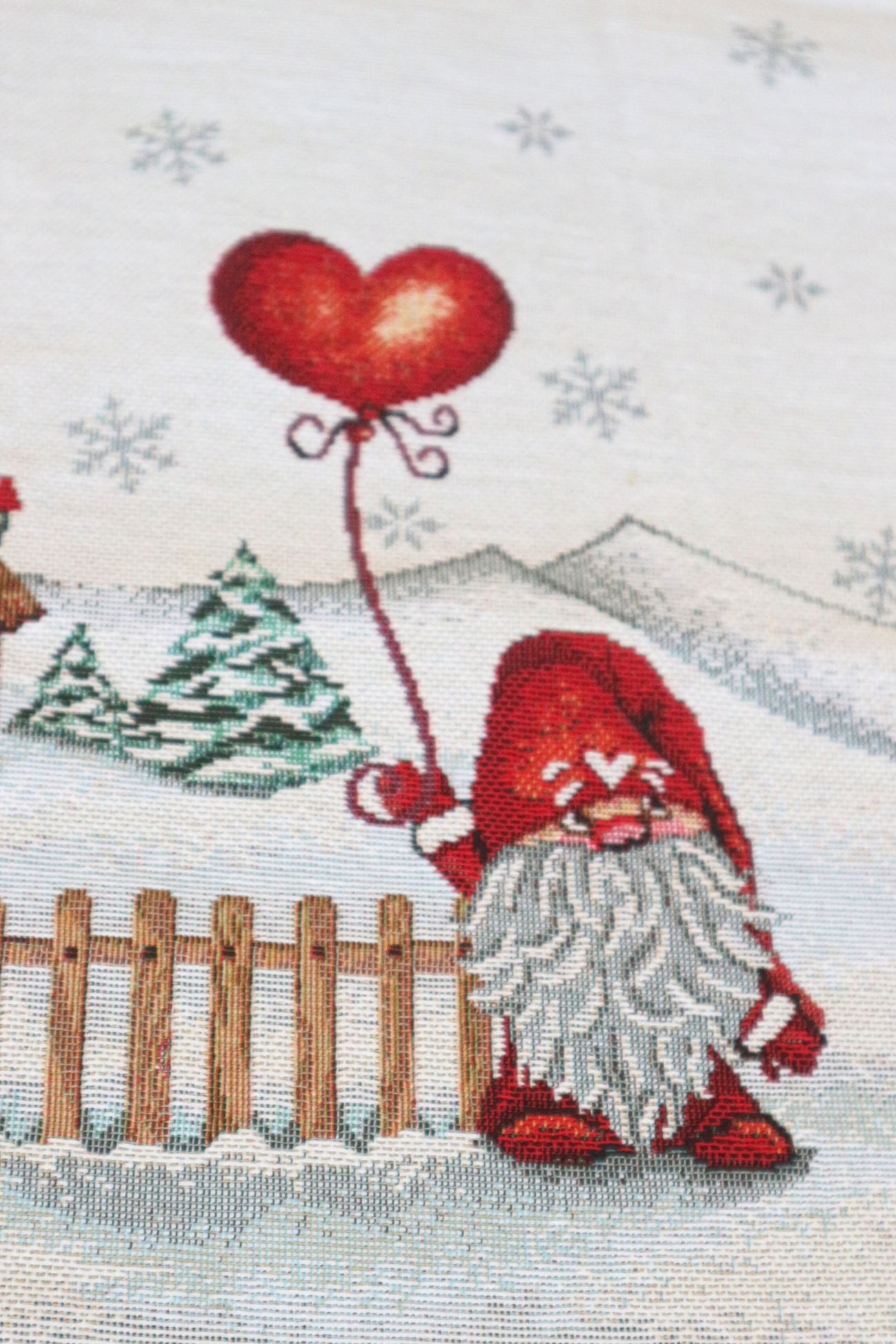 Corazón - Gobelino de Navidad