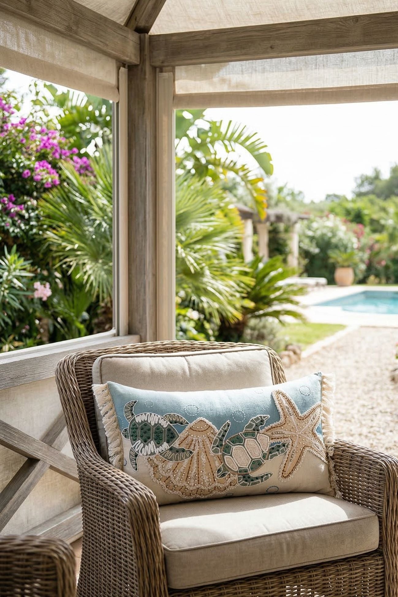 Vista Mare Cuscino Rettangolare