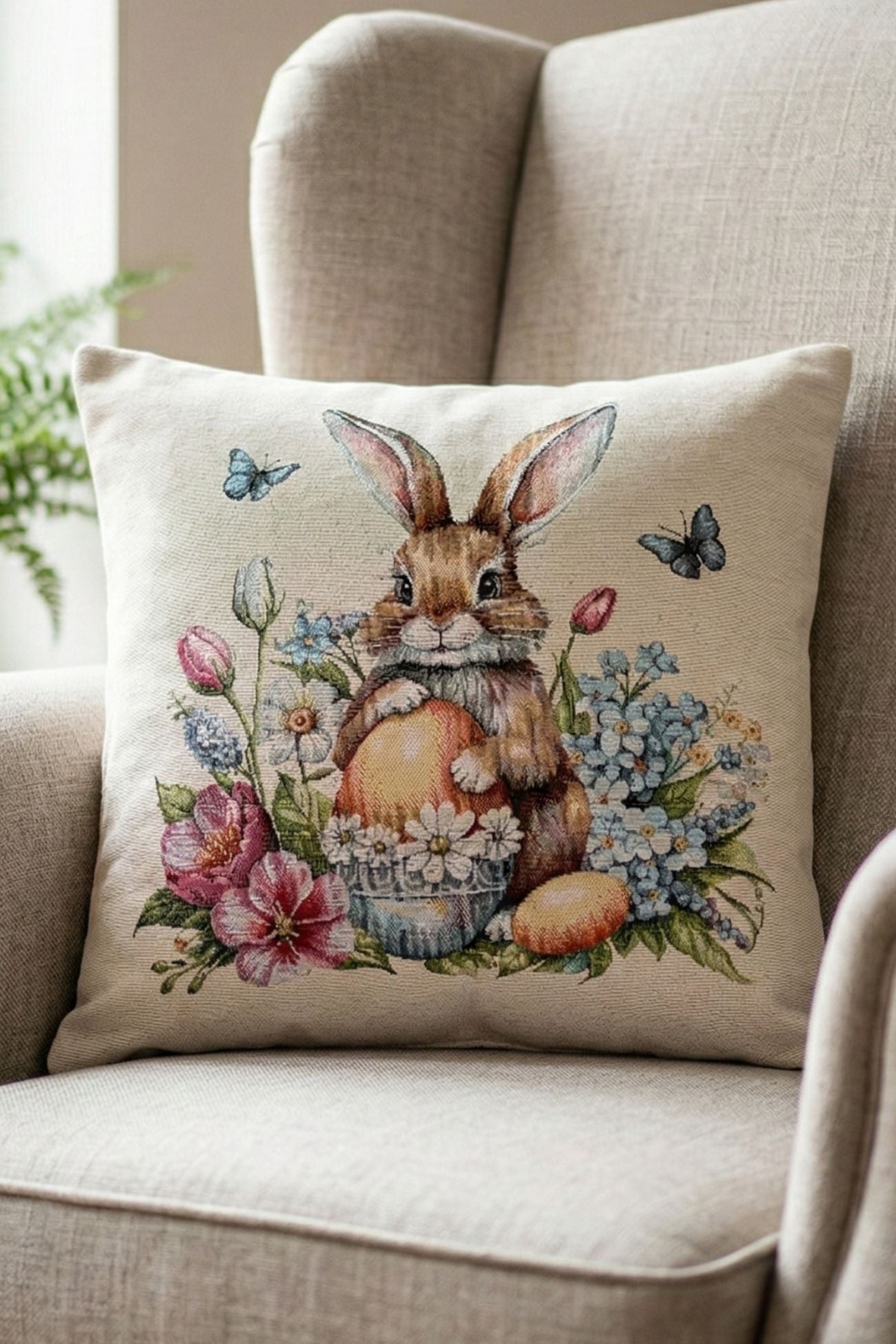 Storie Fiorite Federa Coniglio Marrone