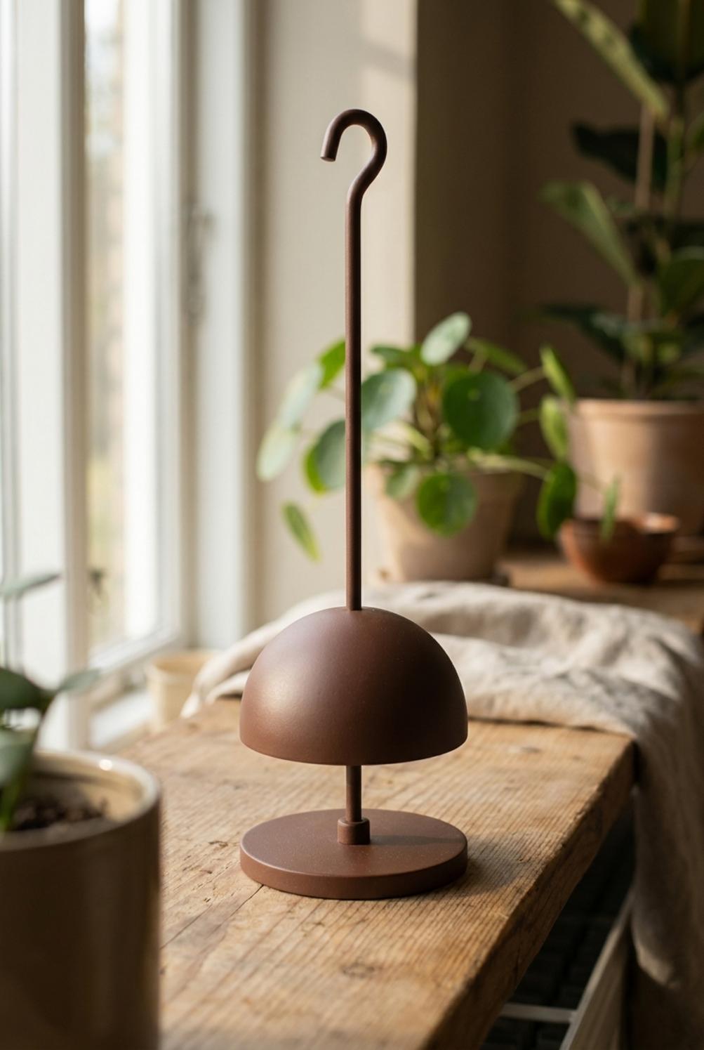 Iota Lampada Da Tavolo Corten