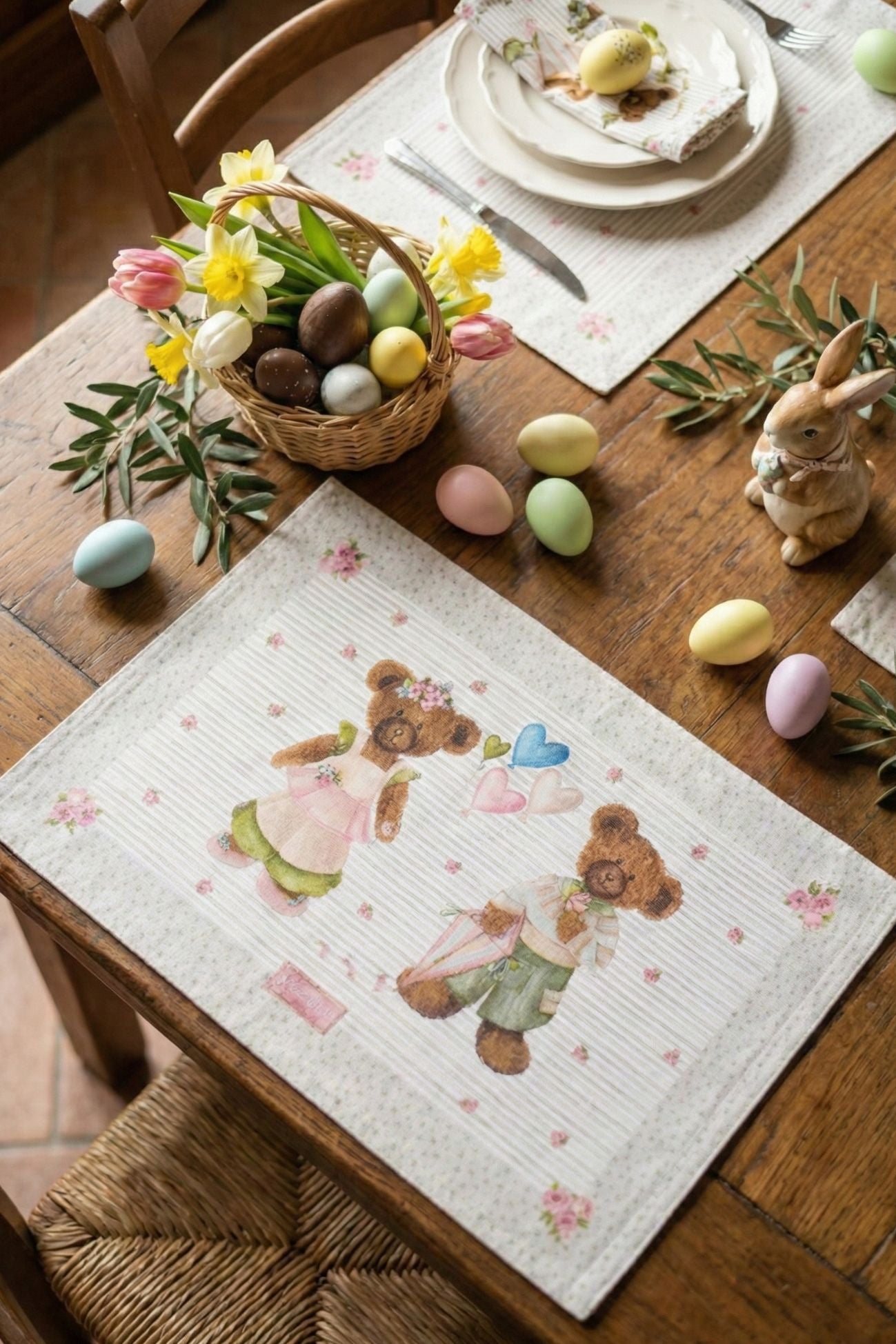 Sweet Bear Tovaglietta Americana Palloncini