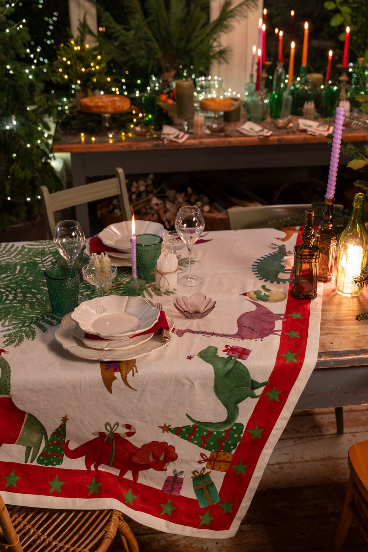Jurassic Xmas Tovaglia