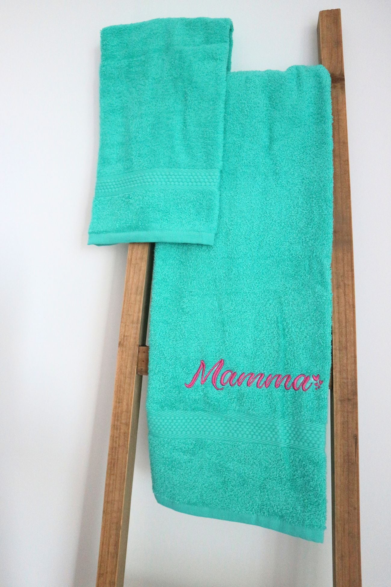 Mamma Set Asciugamani Menta