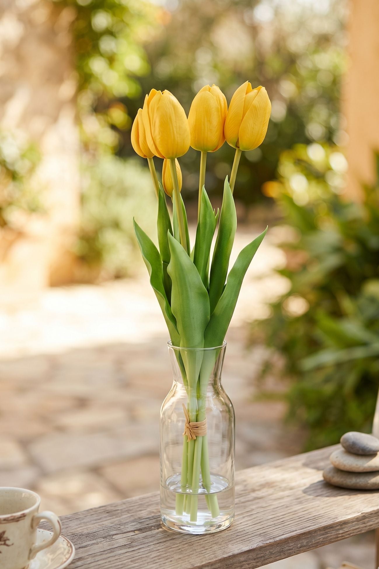 Flowers Bouquet 5 Tulipani Gialli