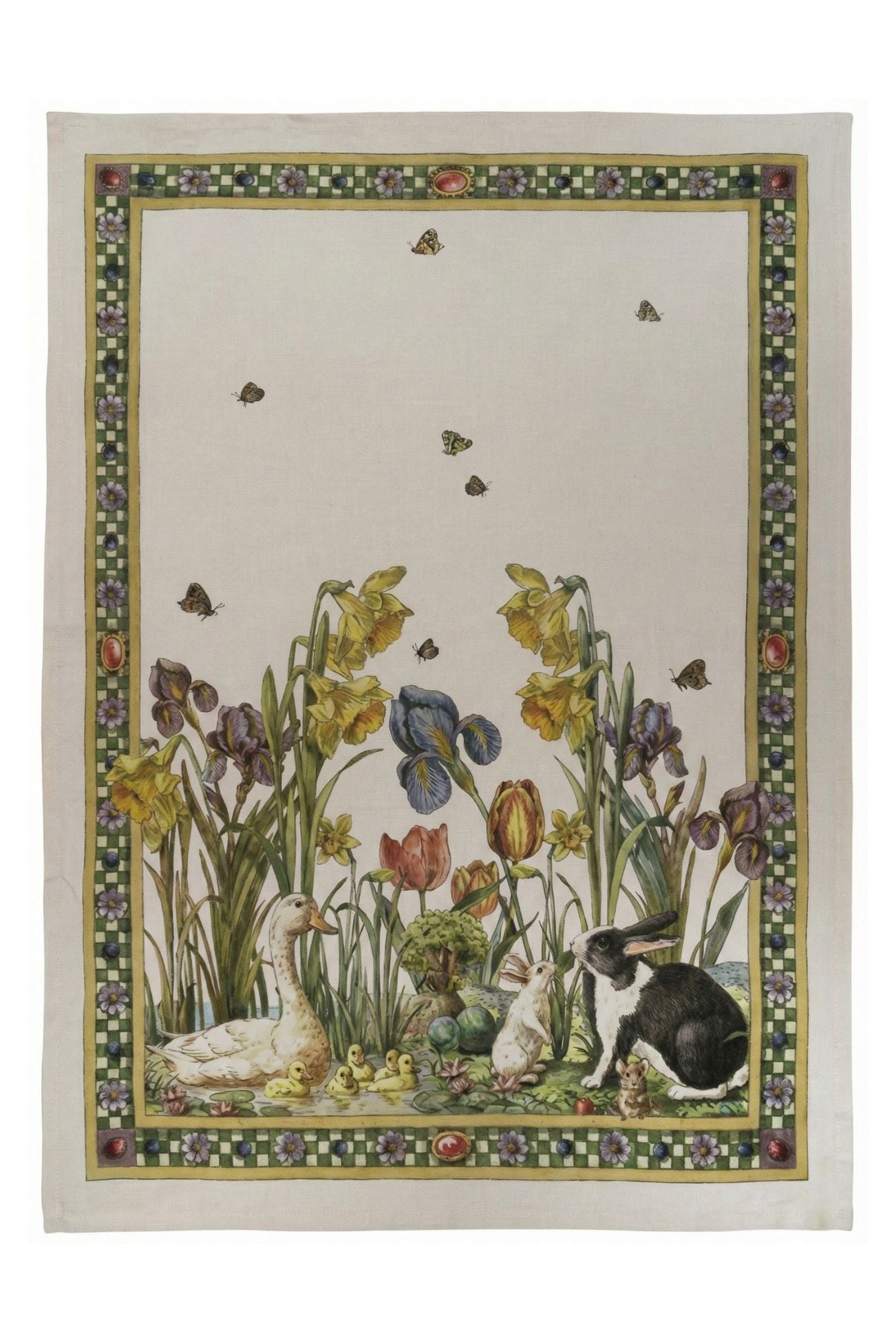 Bunny Garden Strofinaccio Giallo