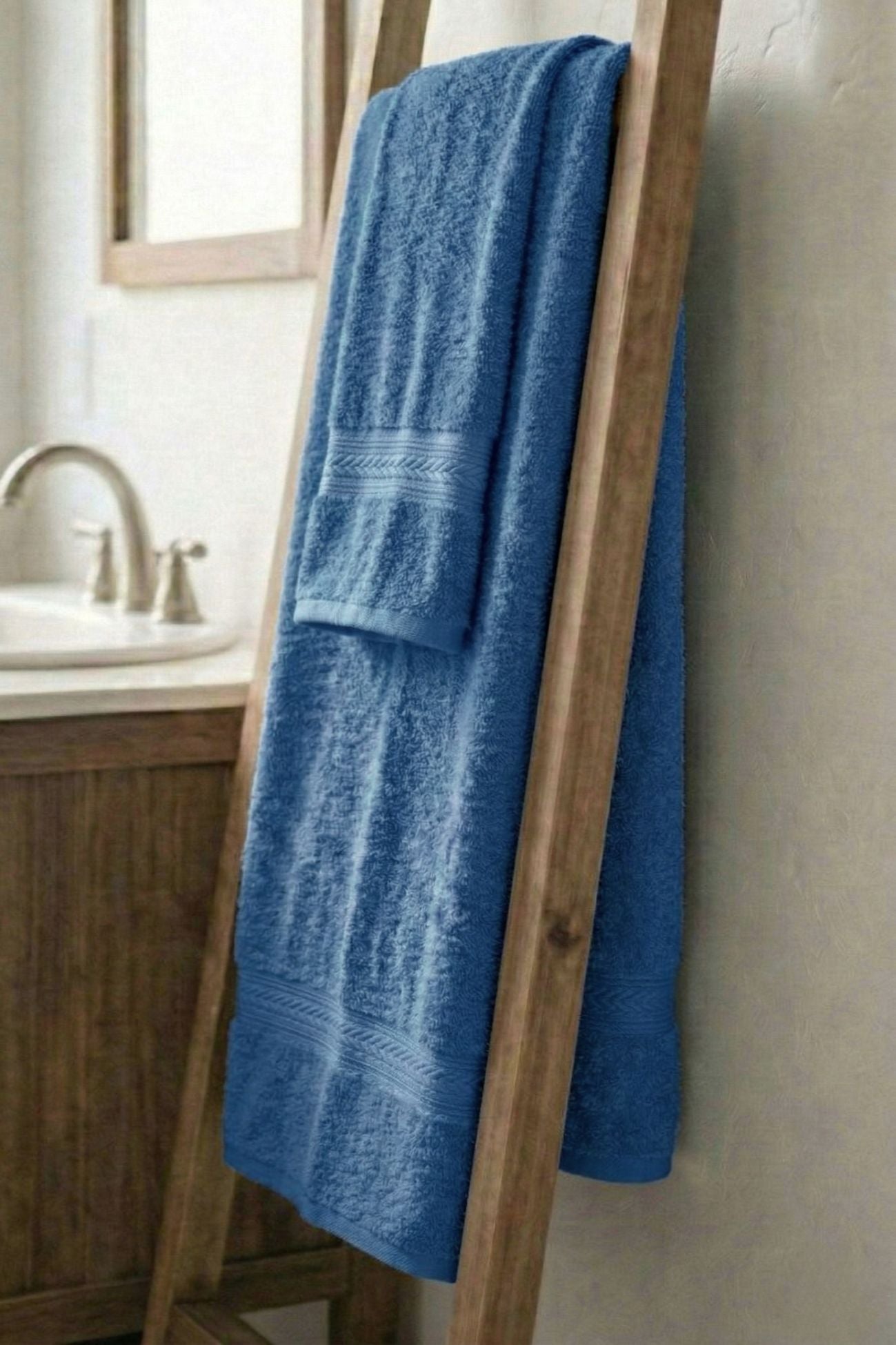 Solid Asciugamano Blu Elettrico