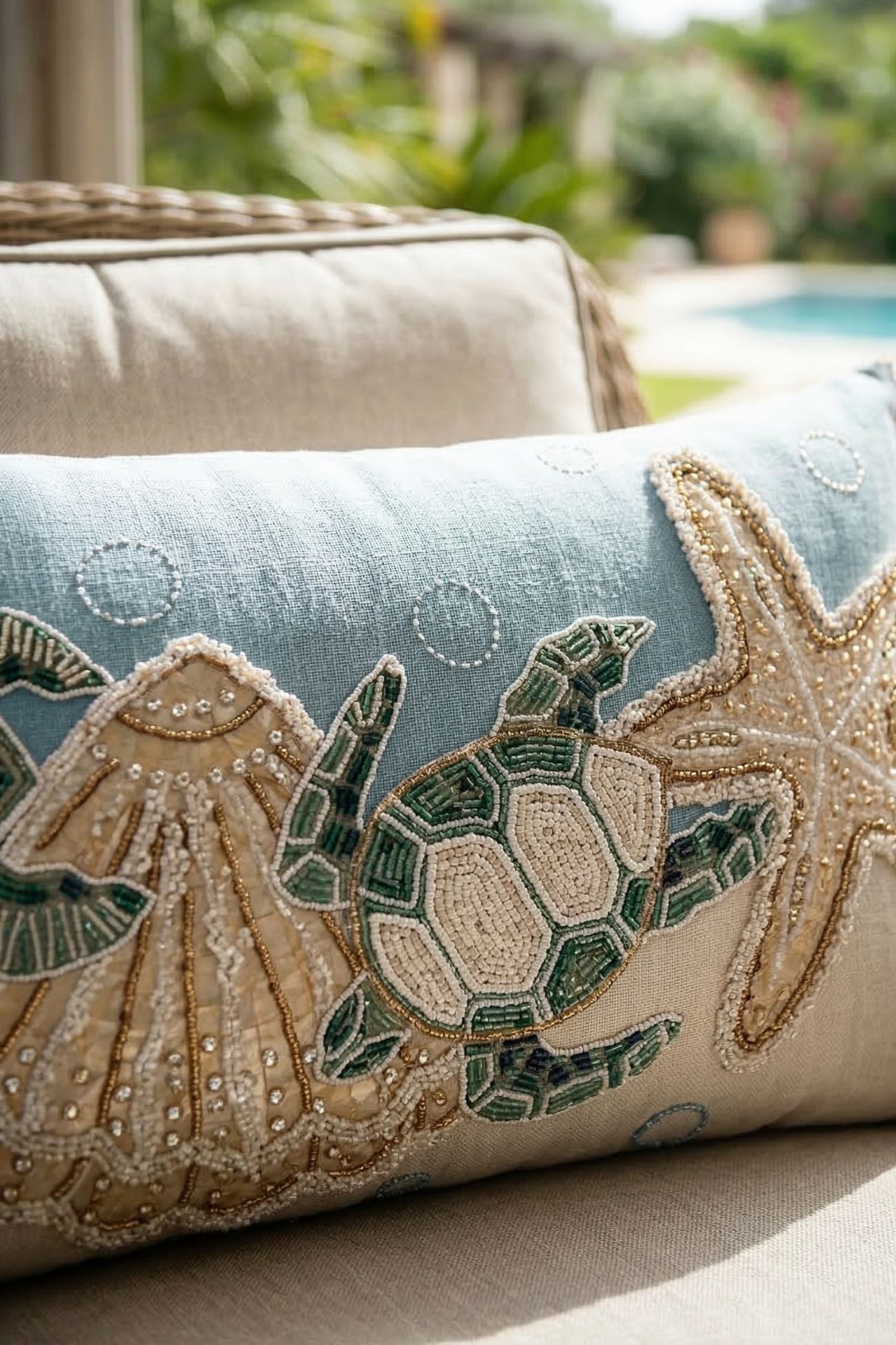 Vista Mare Cuscino Rettangolare