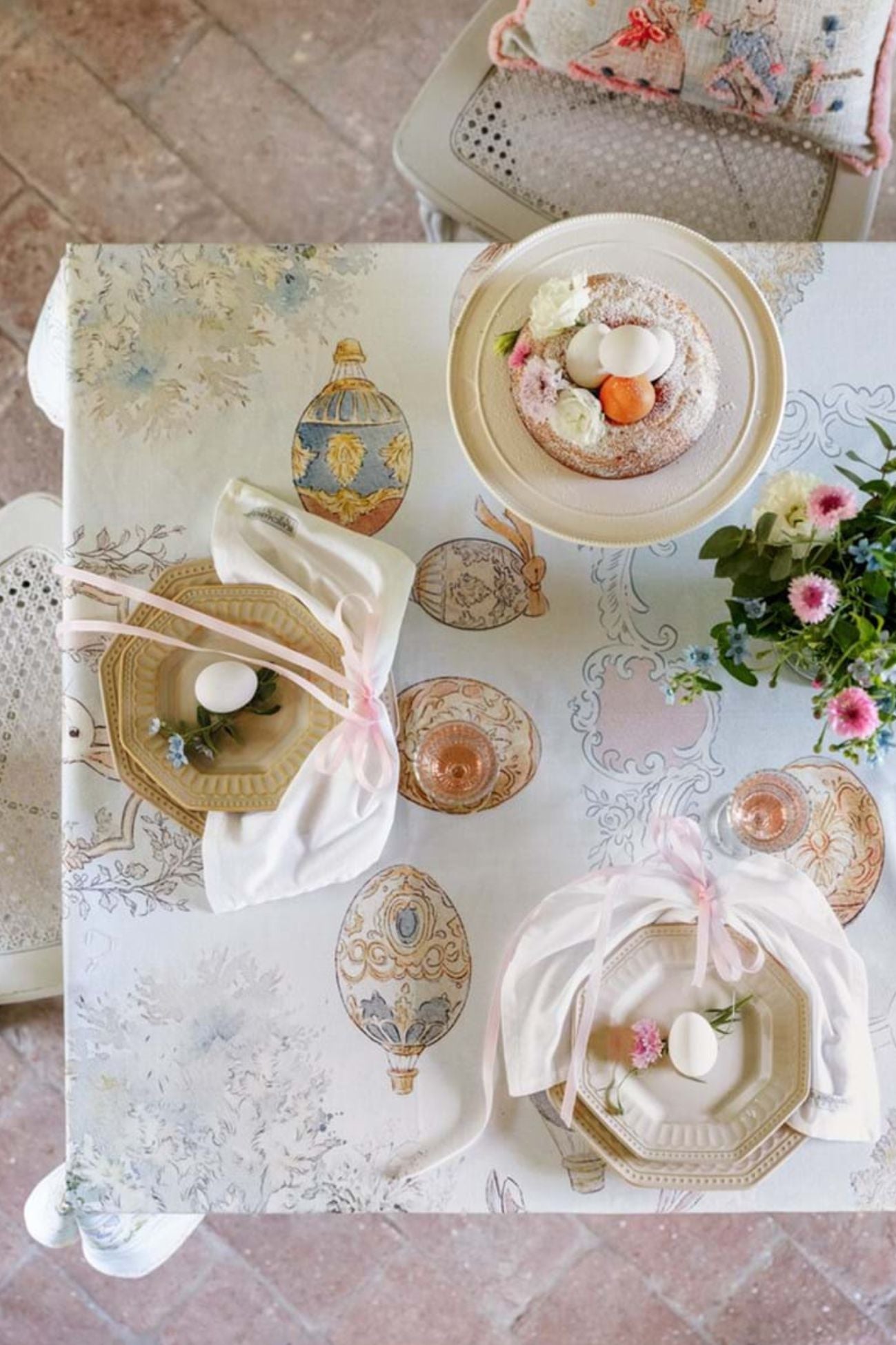 Desayuno en la hierba