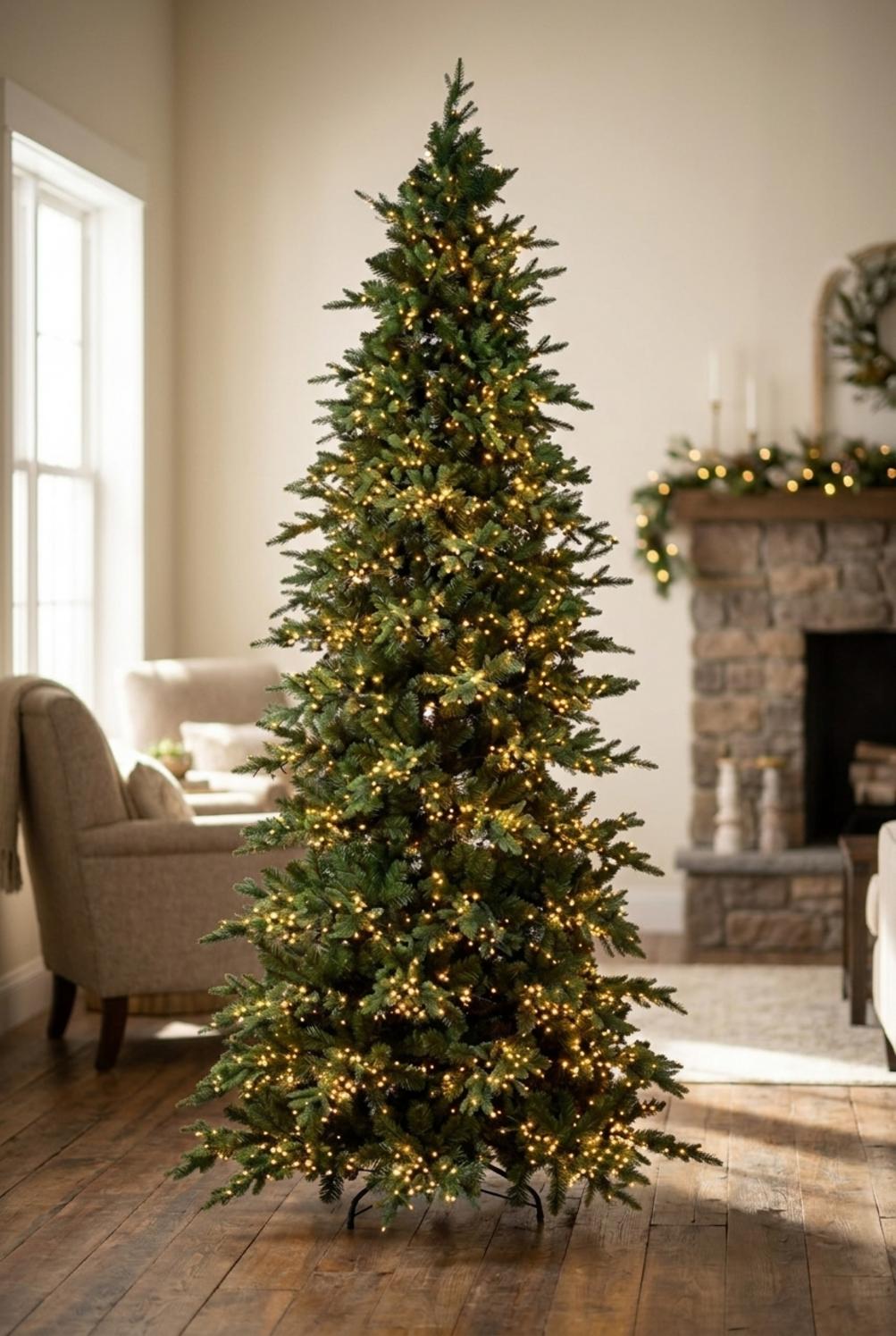 Pino Luxury New Albero di Natale con Luci LED