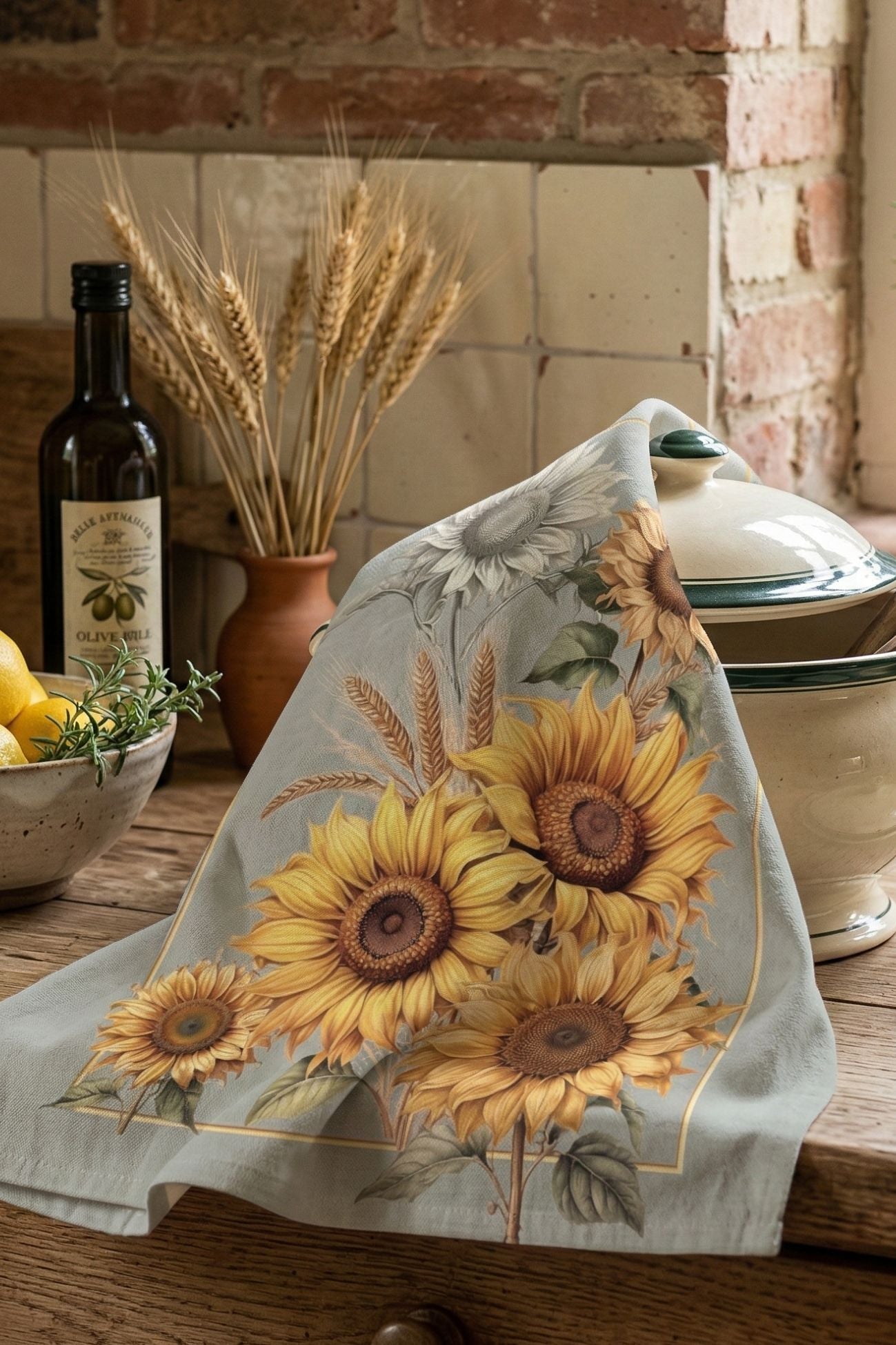 Girasoli Canovaccio Grigio