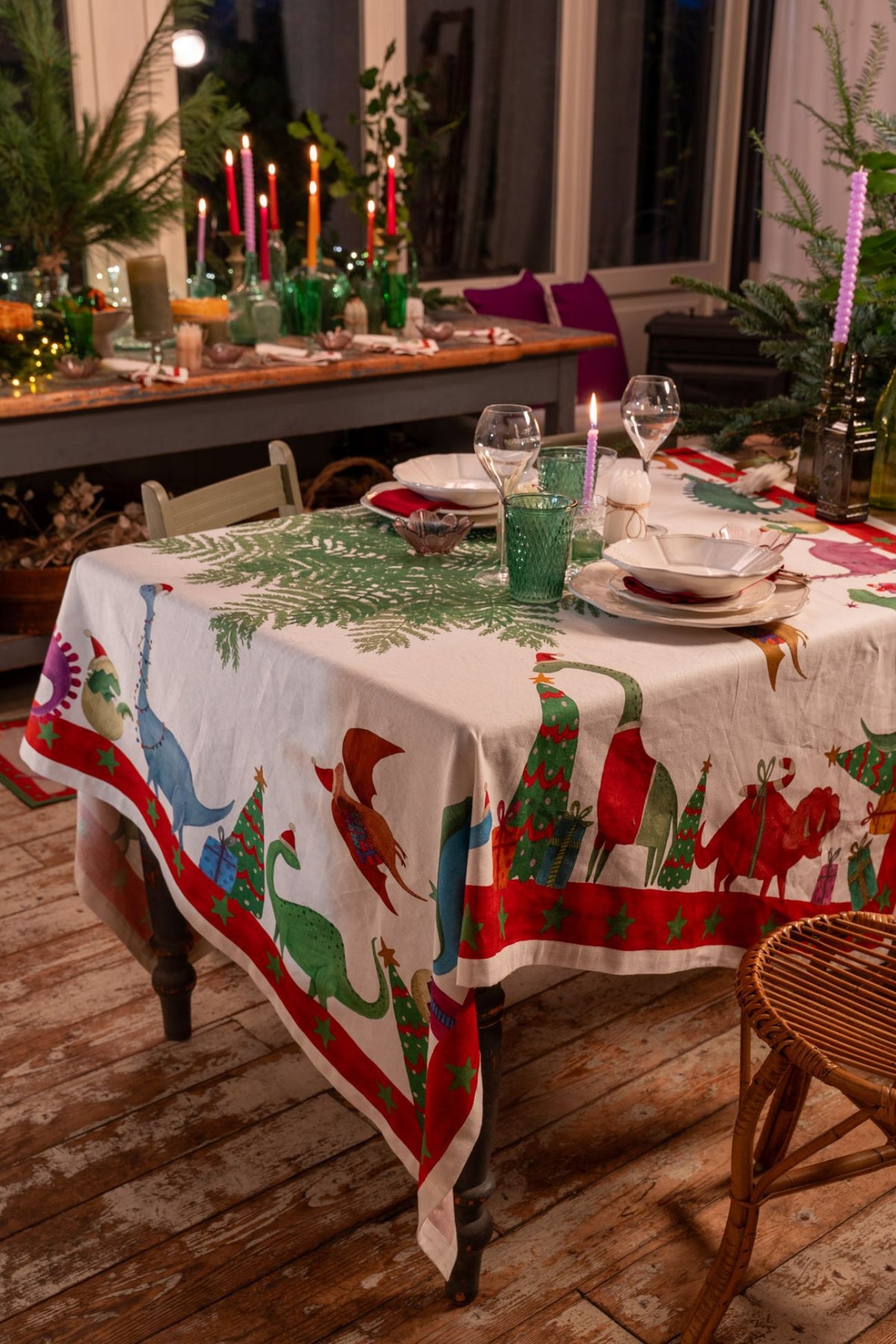 Jurassic Xmas Tovaglia