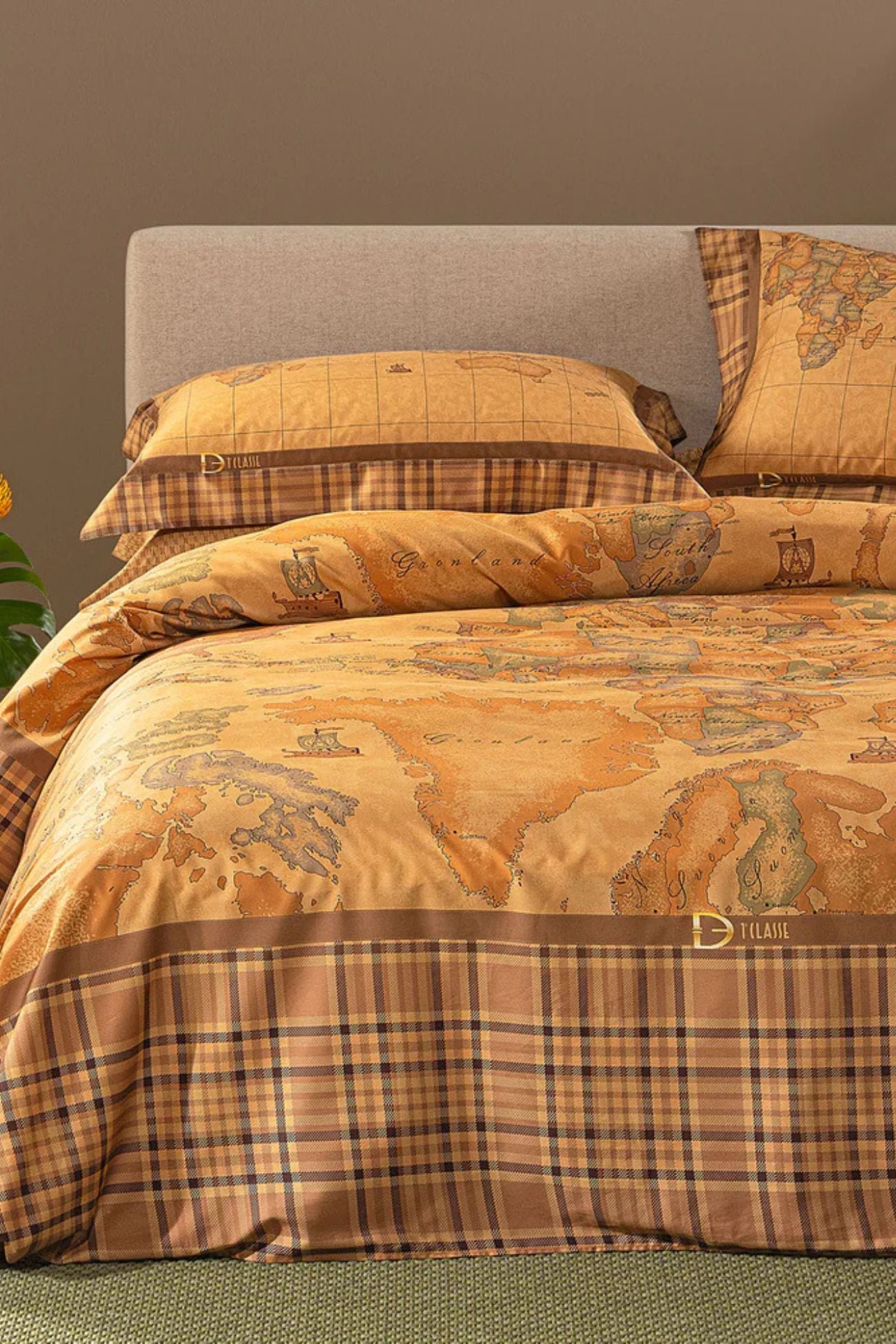 Geo Tartan Copripiumino