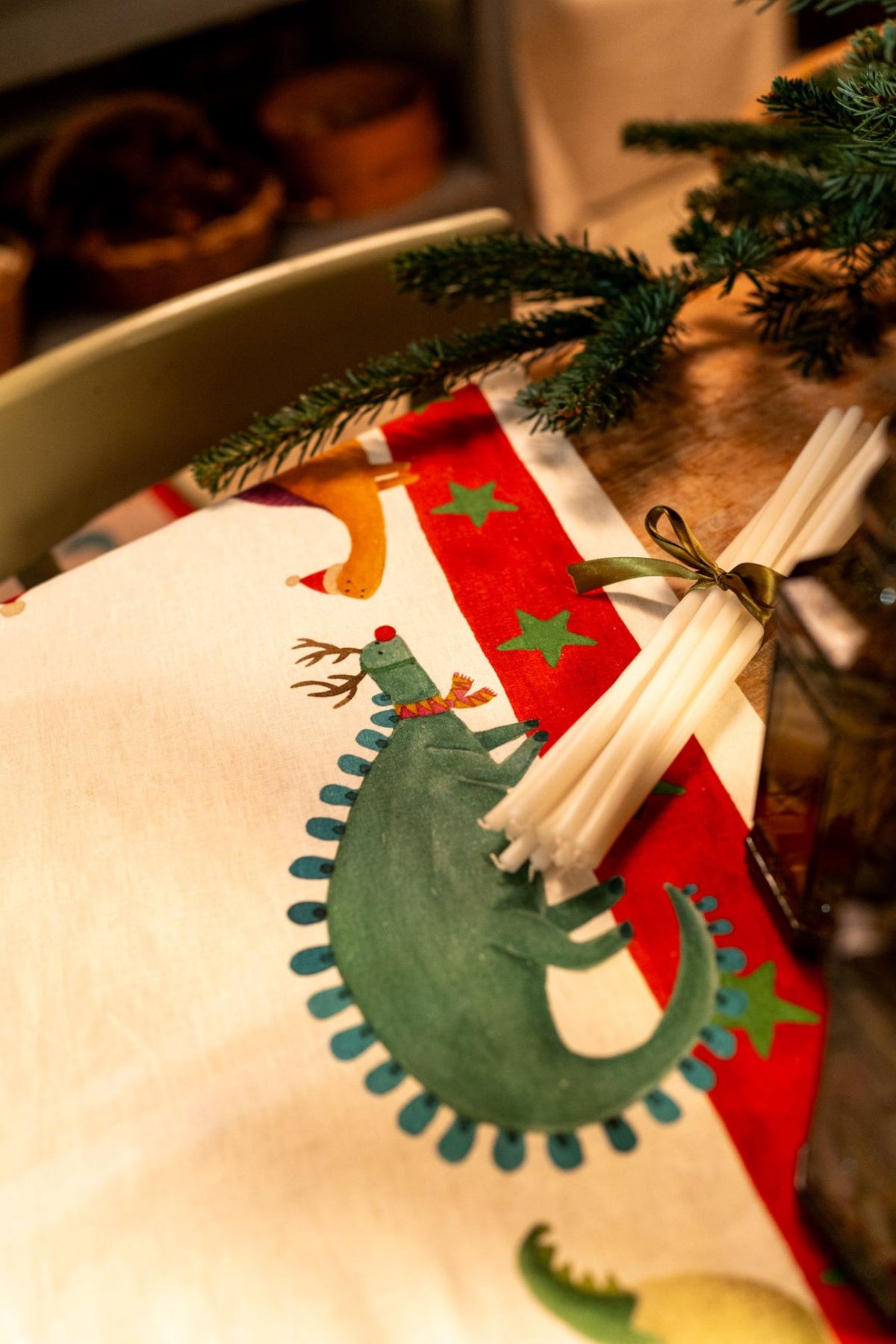 Jurassic Xmas Tovaglia