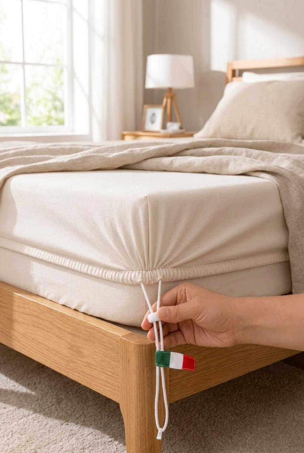 Diletto Lenzuolo Inferiore Bianco Naturale