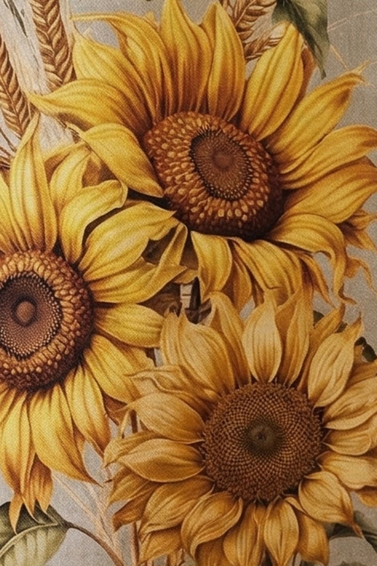 Girasoli Canovaccio Grigio