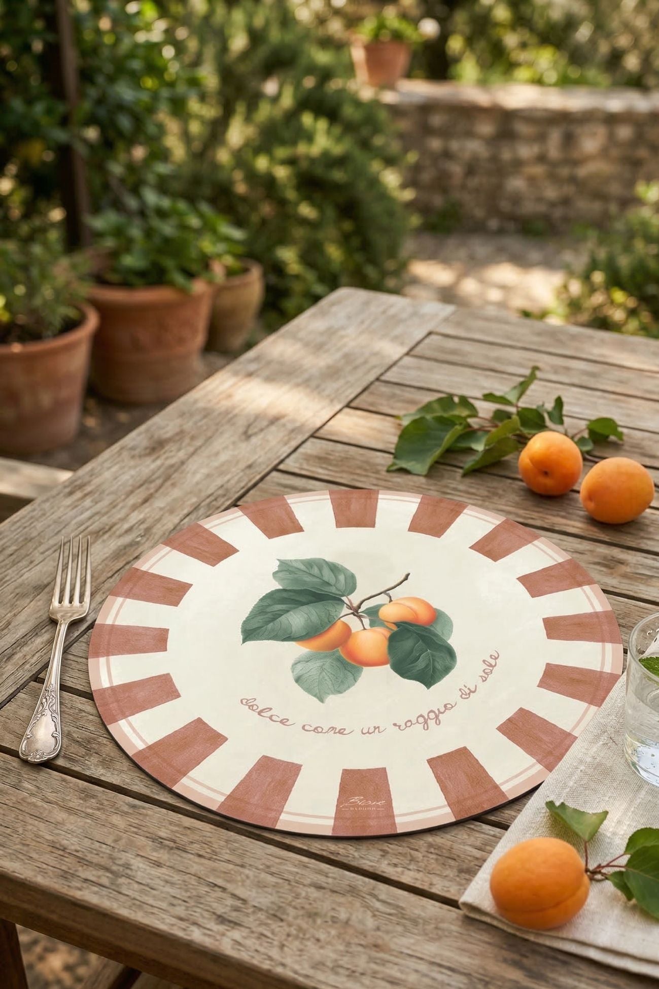 L'Orto Tovaglietta Vinile Albicocche