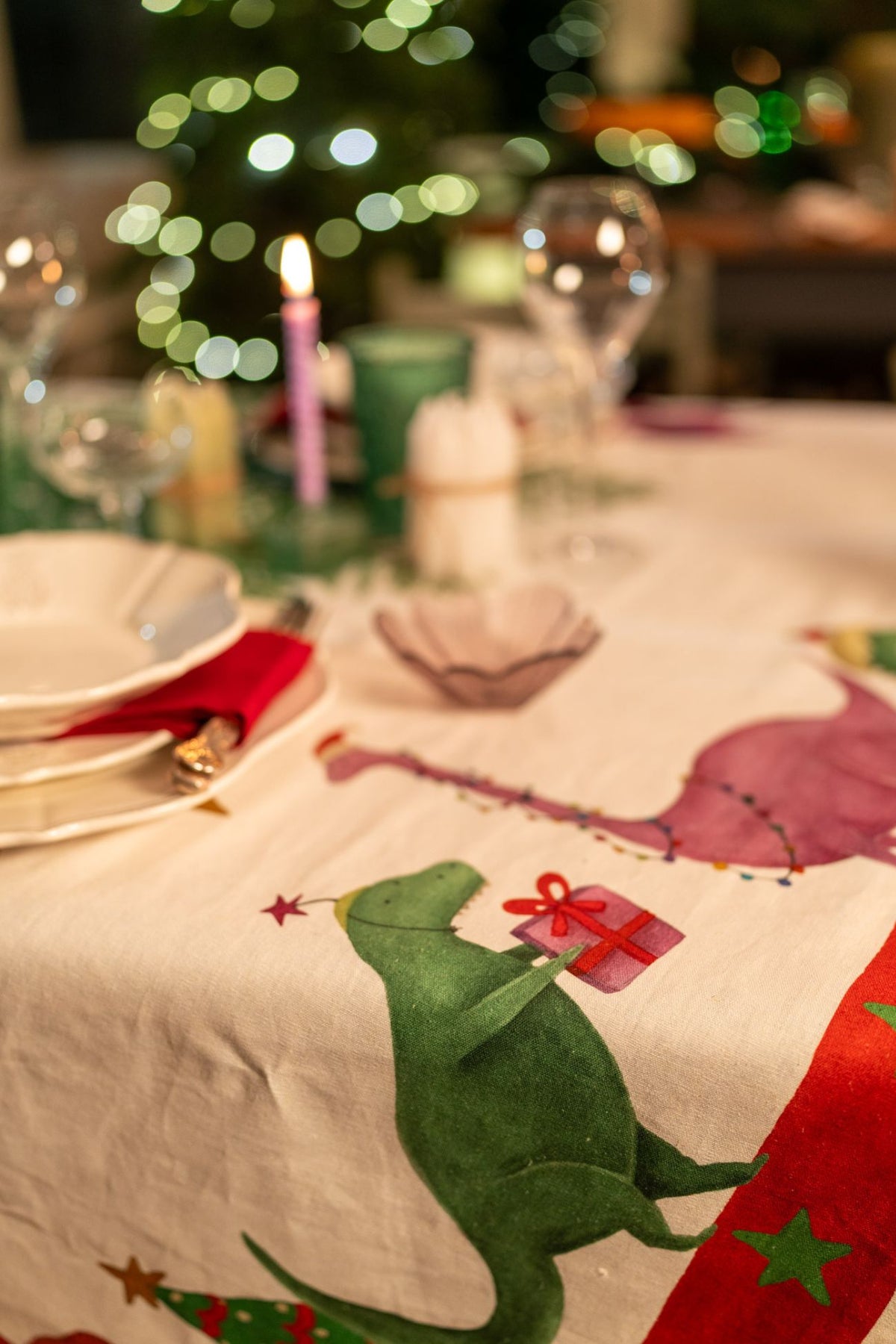 Jurassic Xmas Tovaglia