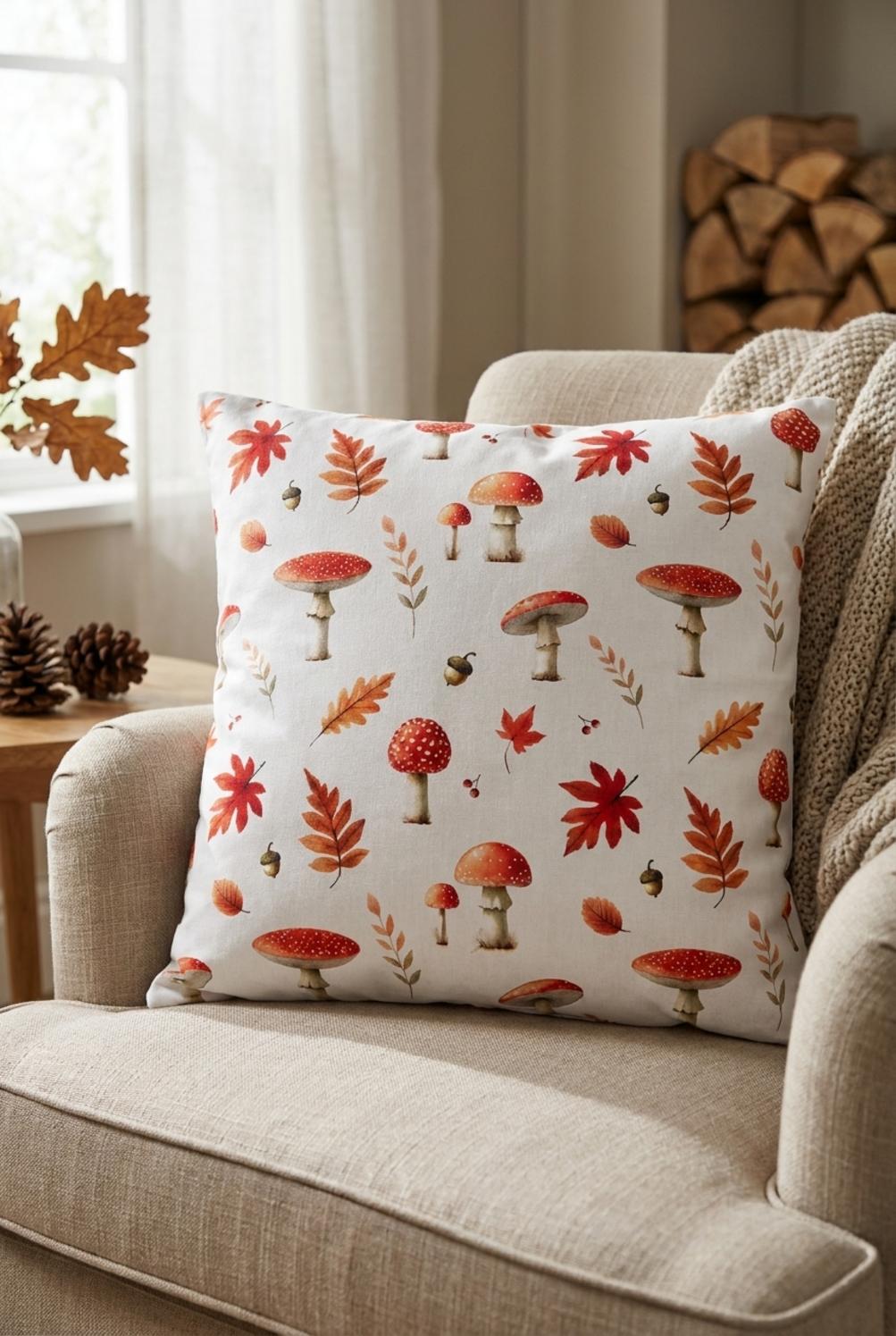 Autumn Leaves Cuscino
