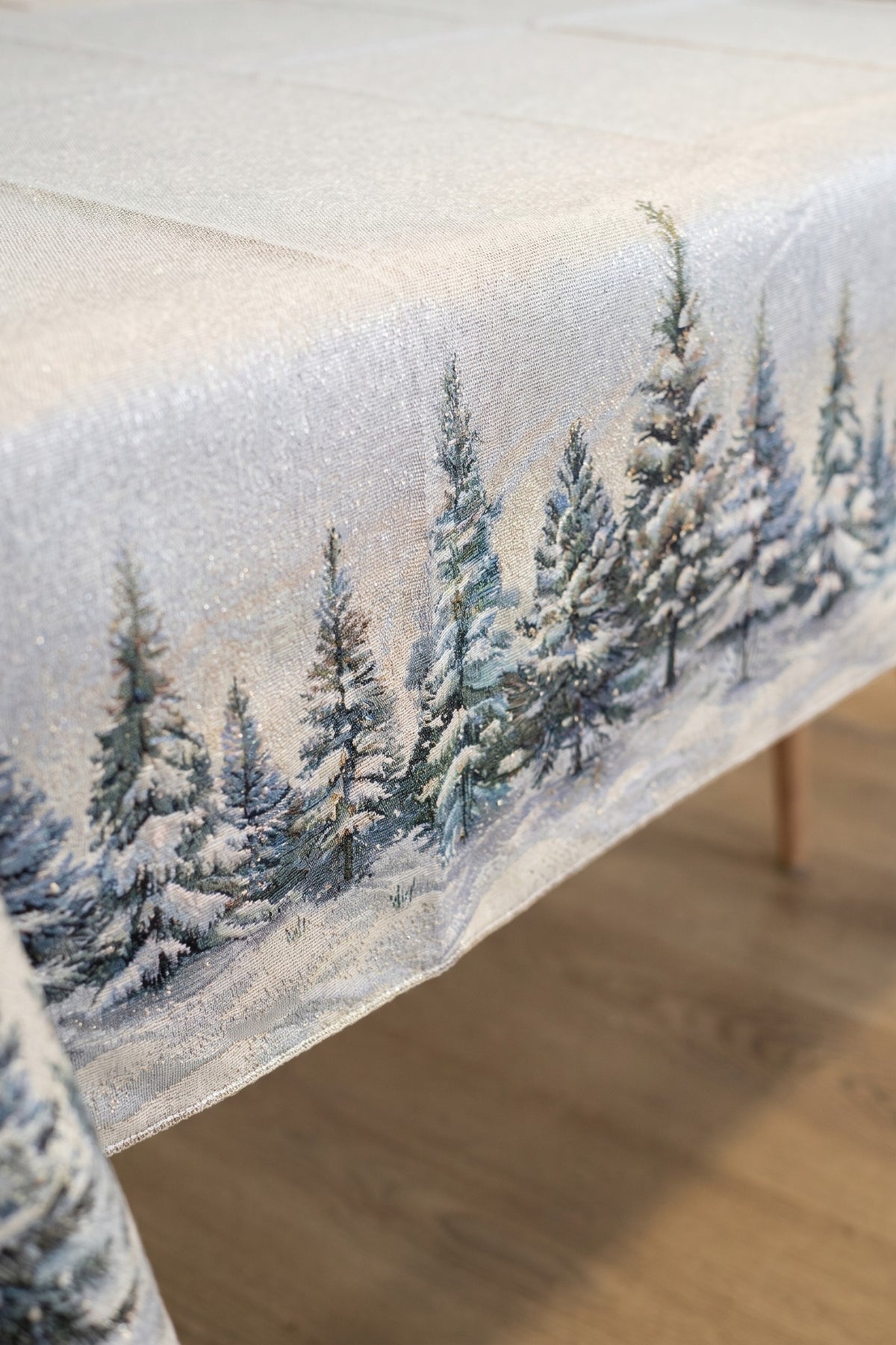 Bosco Innevato Tovaglia Gobelin